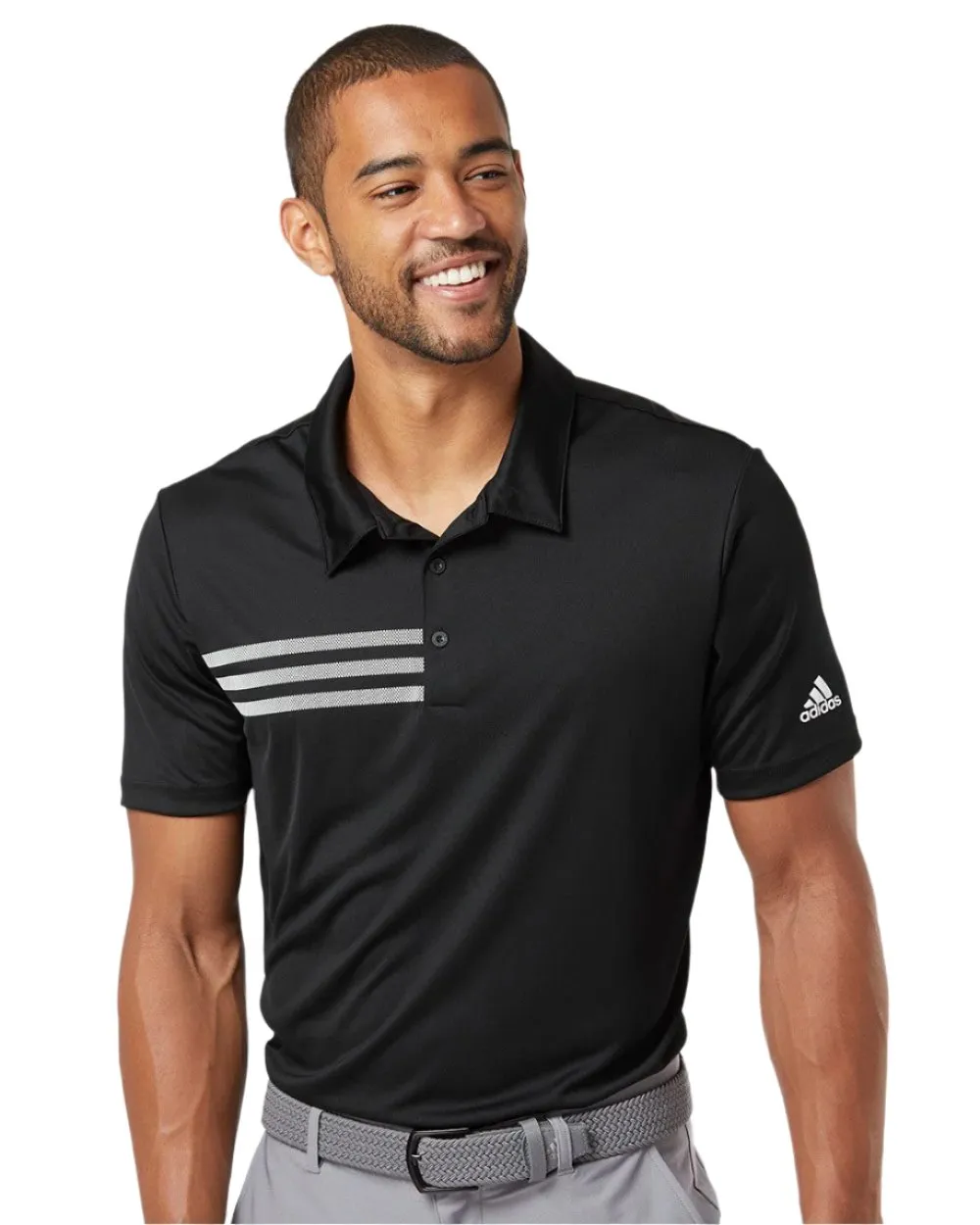 adidas Men's 3-Stripes Chest Polo