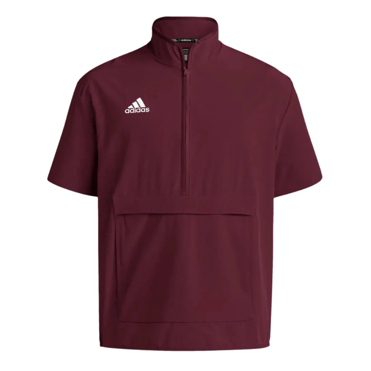 adidas Men's Coach Short Sleeve 1/4 Zip Jacket