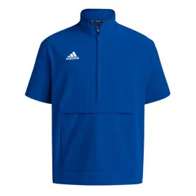 adidas Men's Coach Short Sleeve 1/4 Zip Jacket