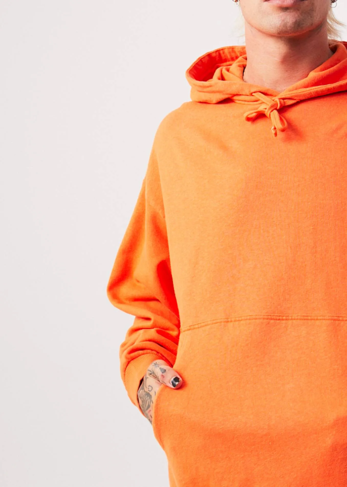 AFENDS Mens All Day - Relaxed Hoodie - Sunset