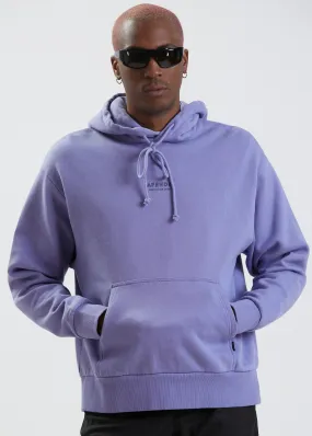 Afends Mens Misprint - Recycled Hoodie - Violet