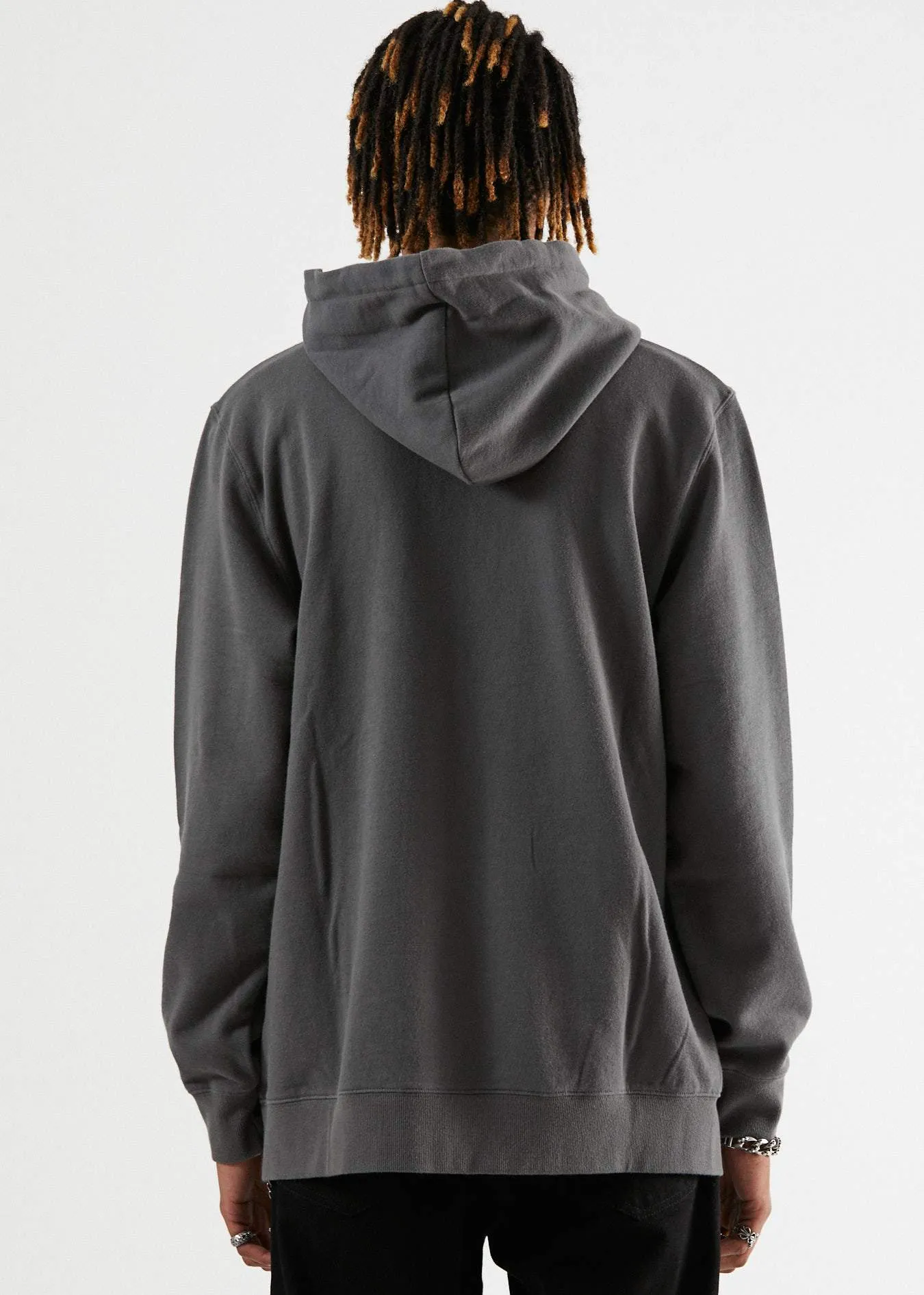 Afends Mens Panel - Pull On Hood - Gunmetal