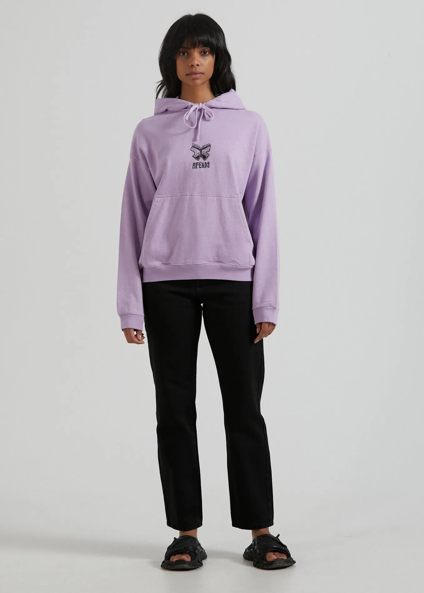 AFENDS Womens Little Dreamer - Graphic Hoodie - Orchid