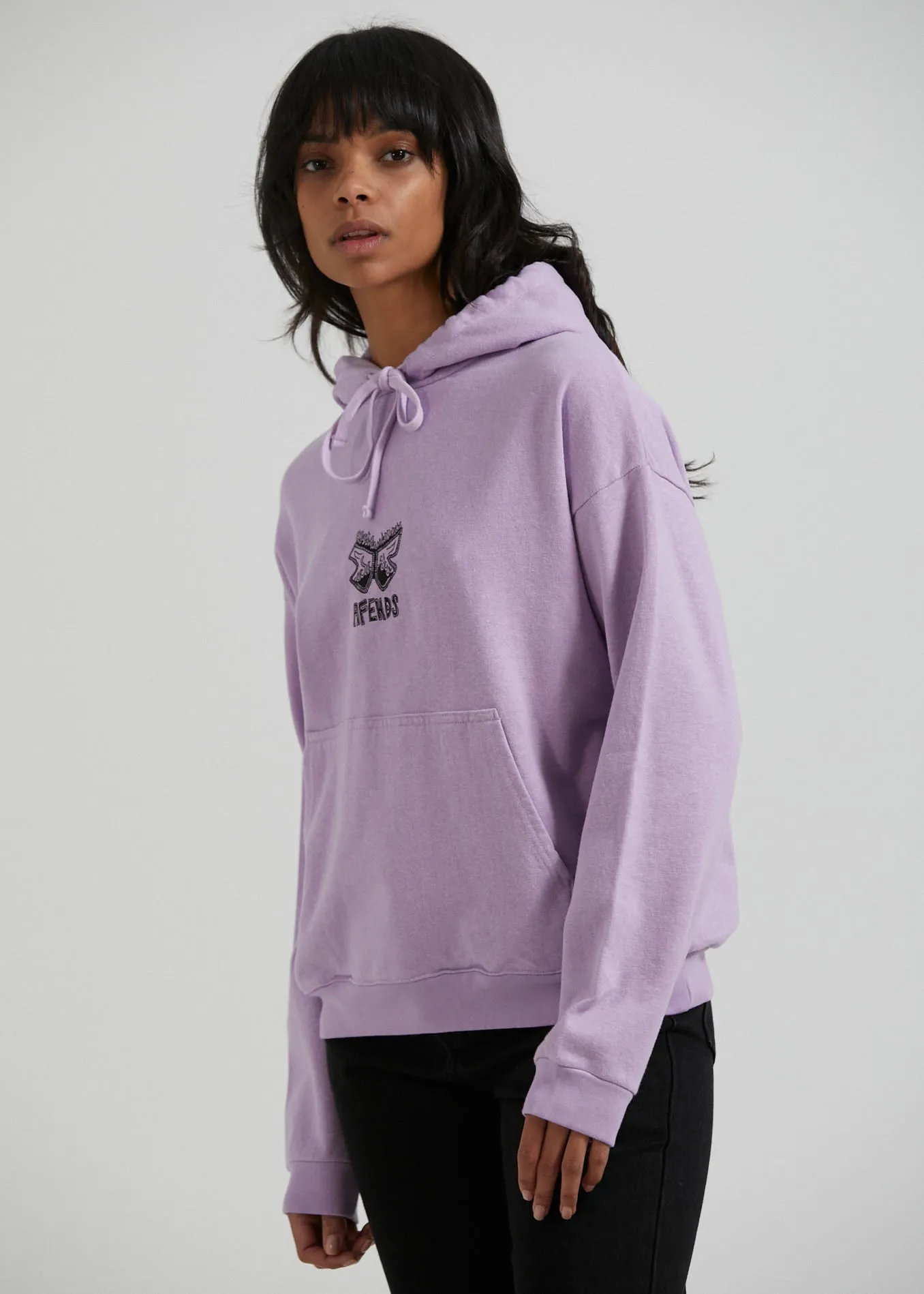 AFENDS Womens Little Dreamer - Graphic Hoodie - Orchid