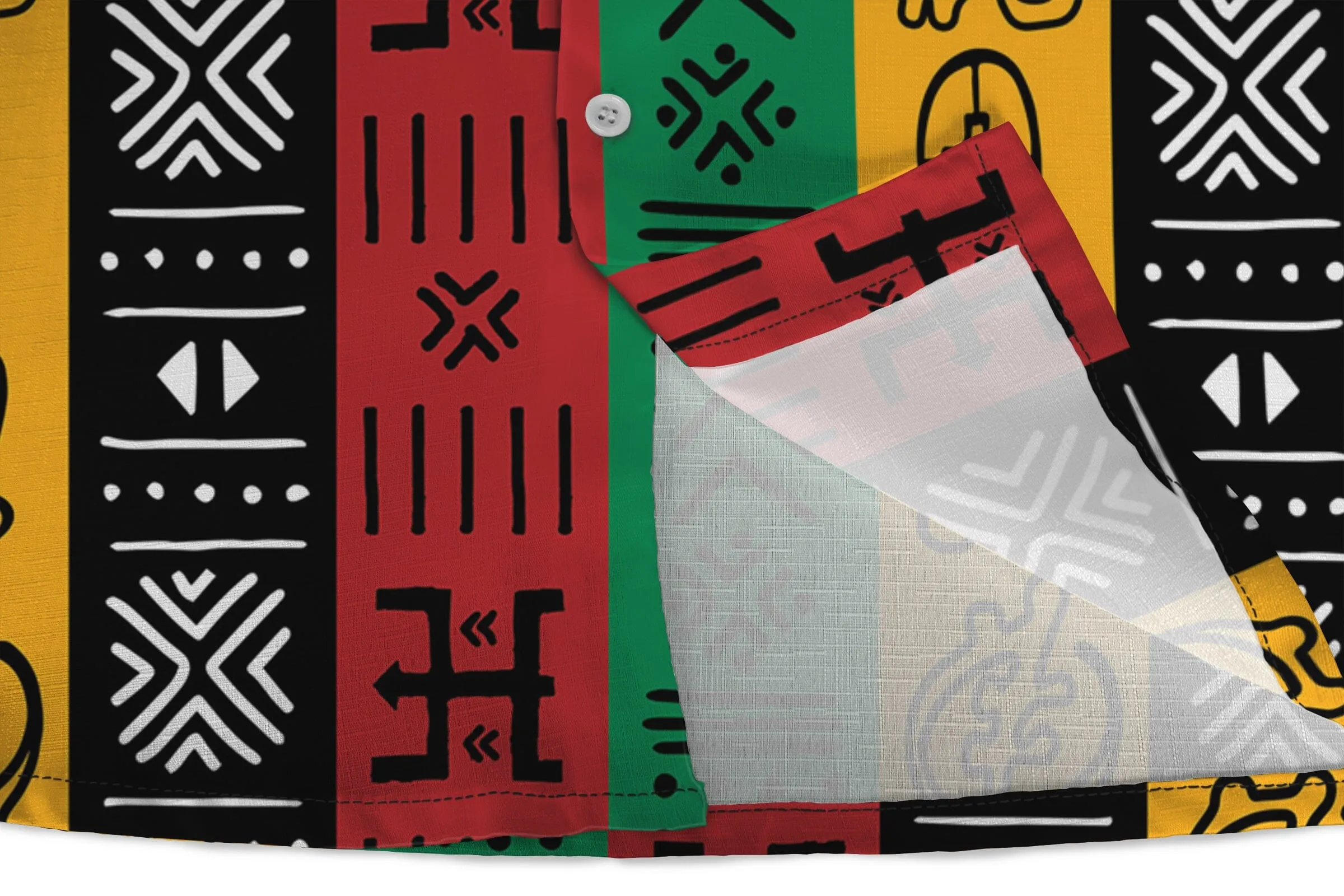 African Symbols In Pan-African Colors Summer Set