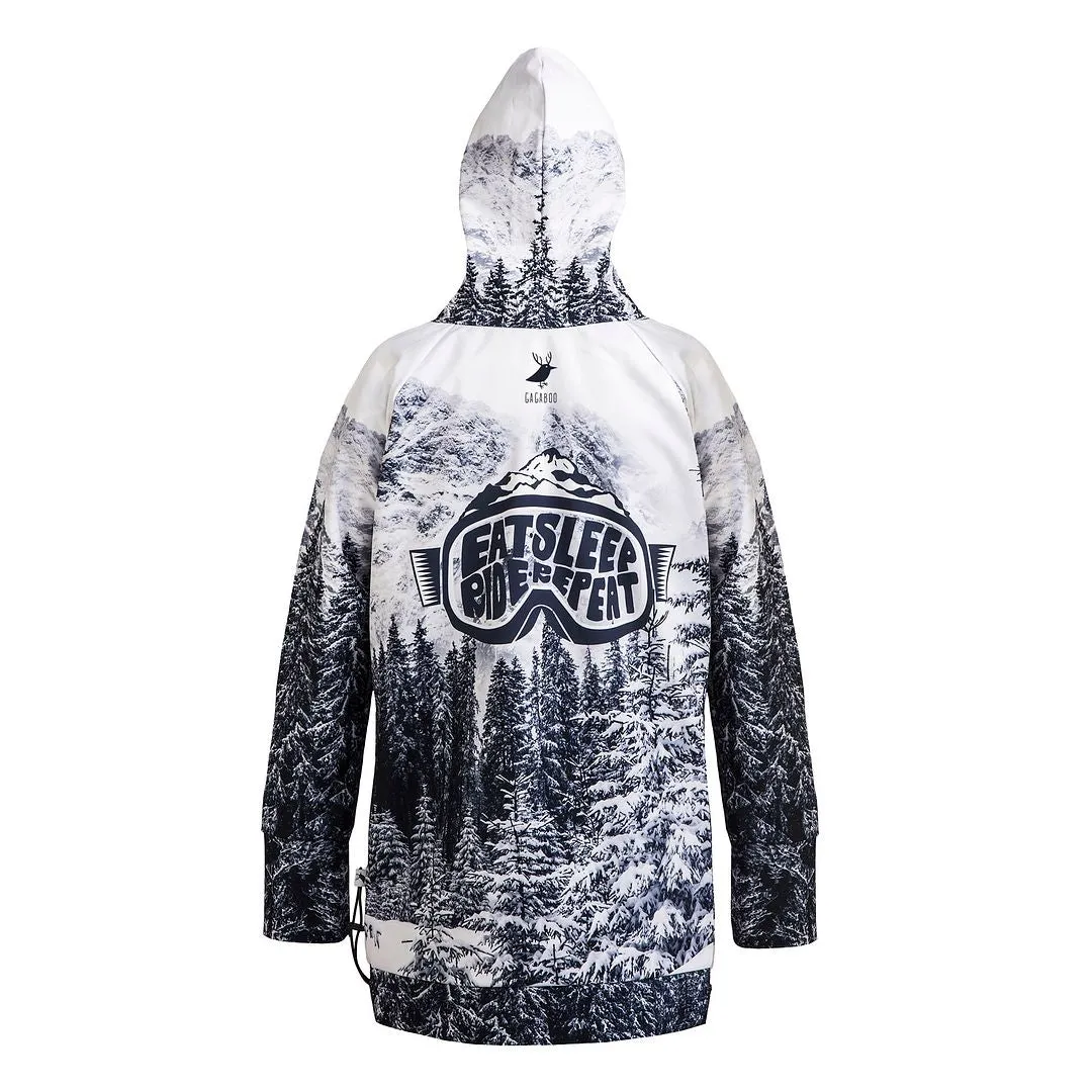 Alaska men's snowboard hoodie - water repellent GAGABOO