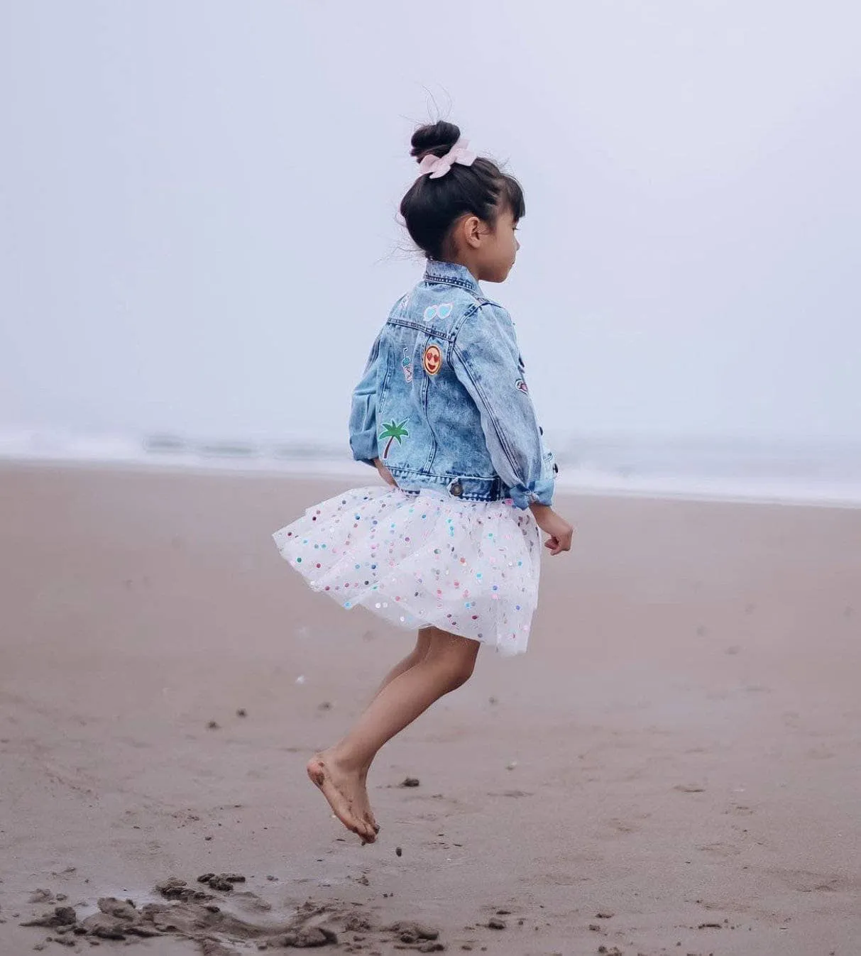 All About The Patch Crop Denim Jacket