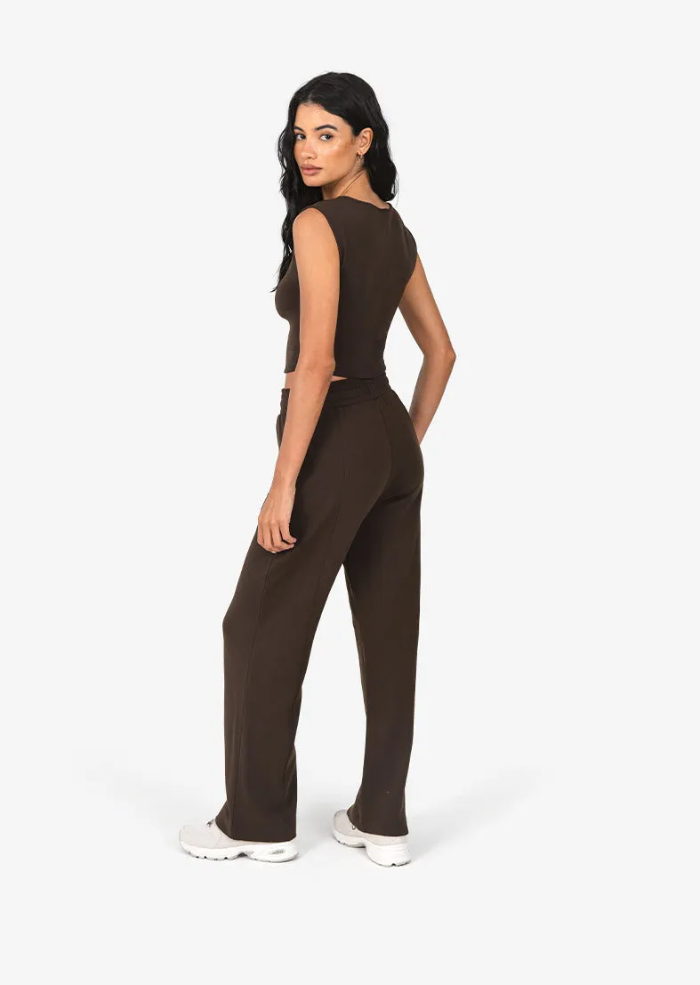 All-Around Lounge Straight Leg Trouser Coffee