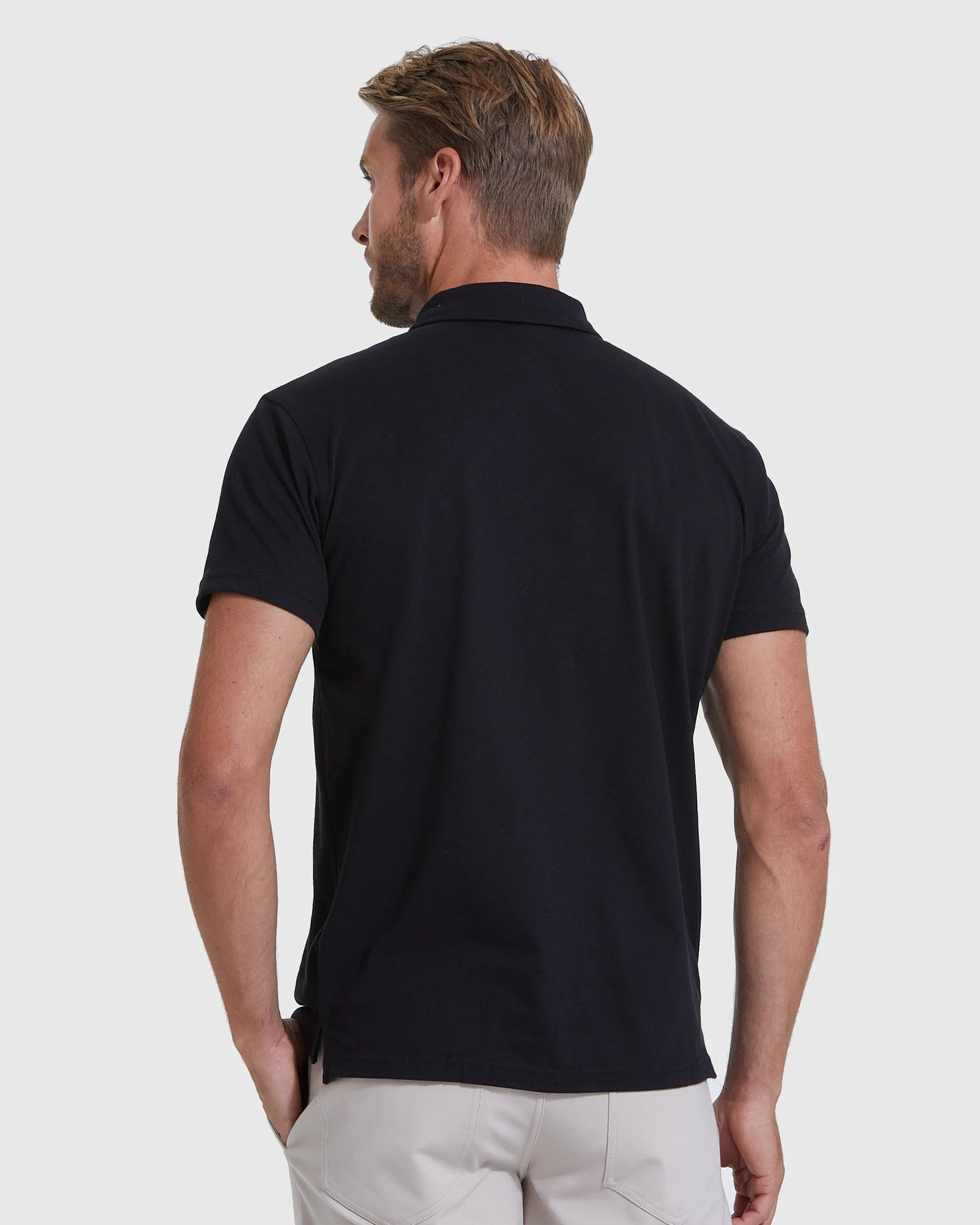 All Black Polo 5-Pack