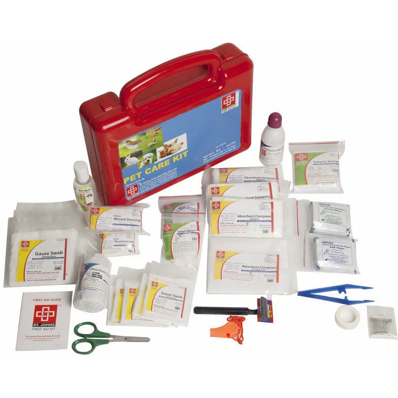 All Purpose First Aid Kit Medium - Vinyl Cardboard Box - 73 Components - SJF V2 - St Johns First Aid