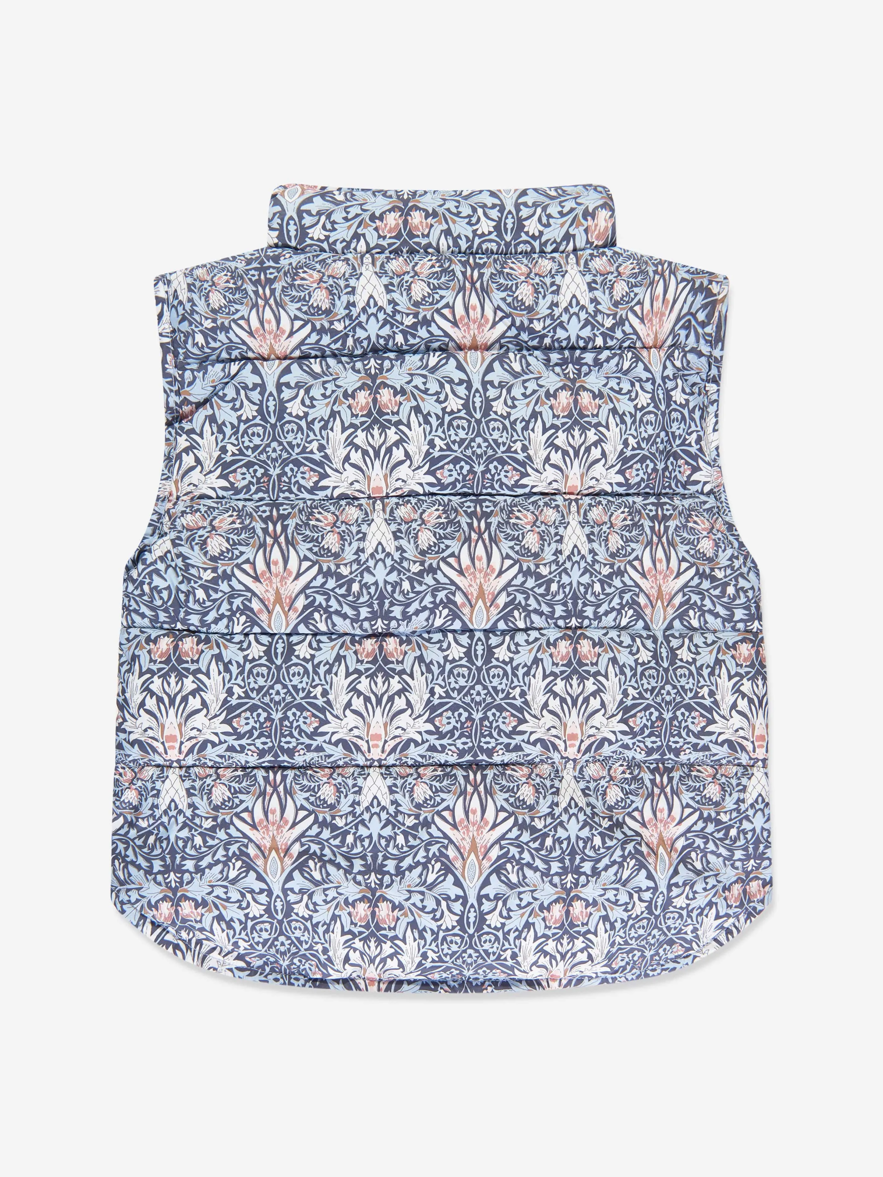 Angels Face Girls Tabatha Printed Gilet in Blue