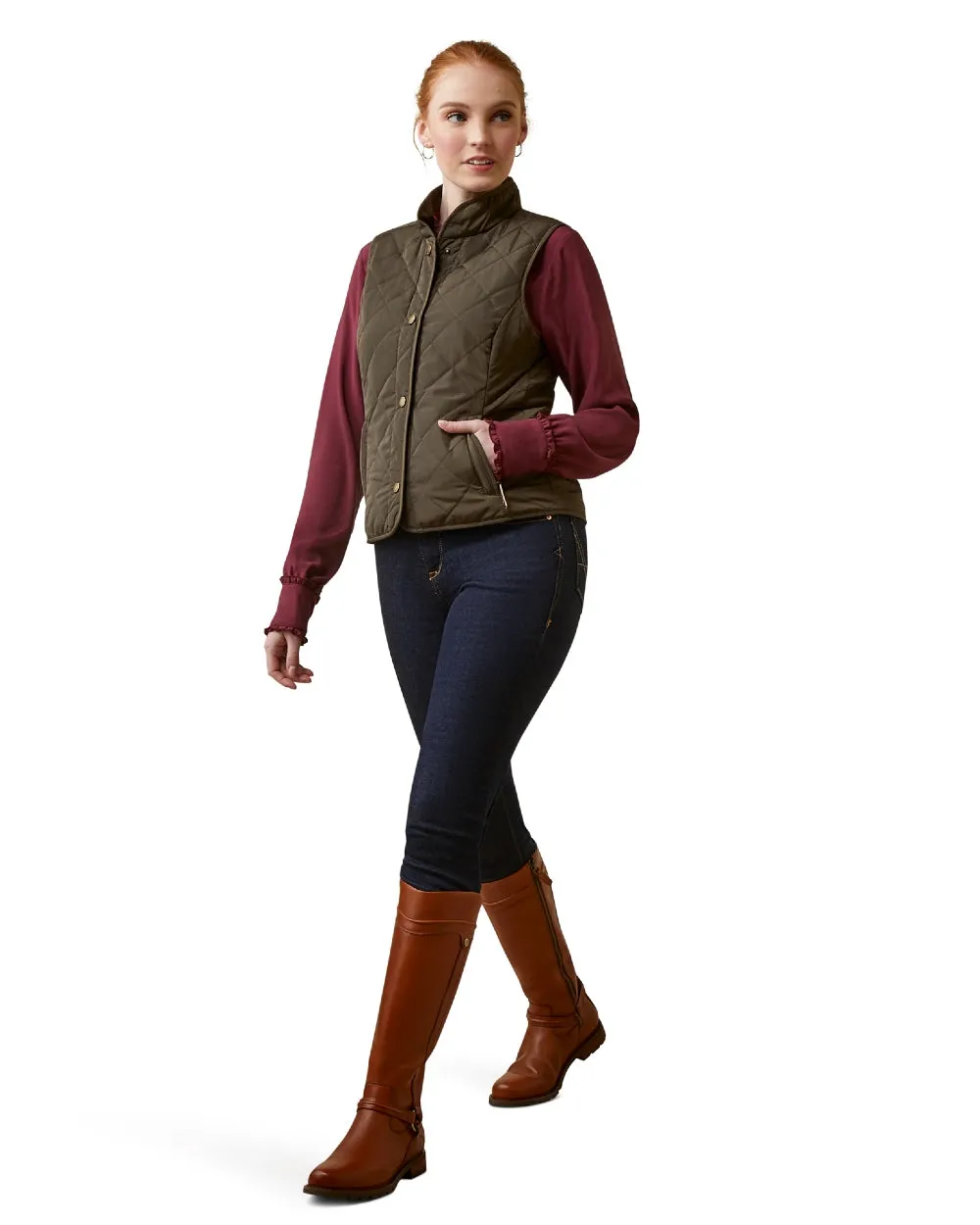 Ariat Womens Woodside Quilted Gilet