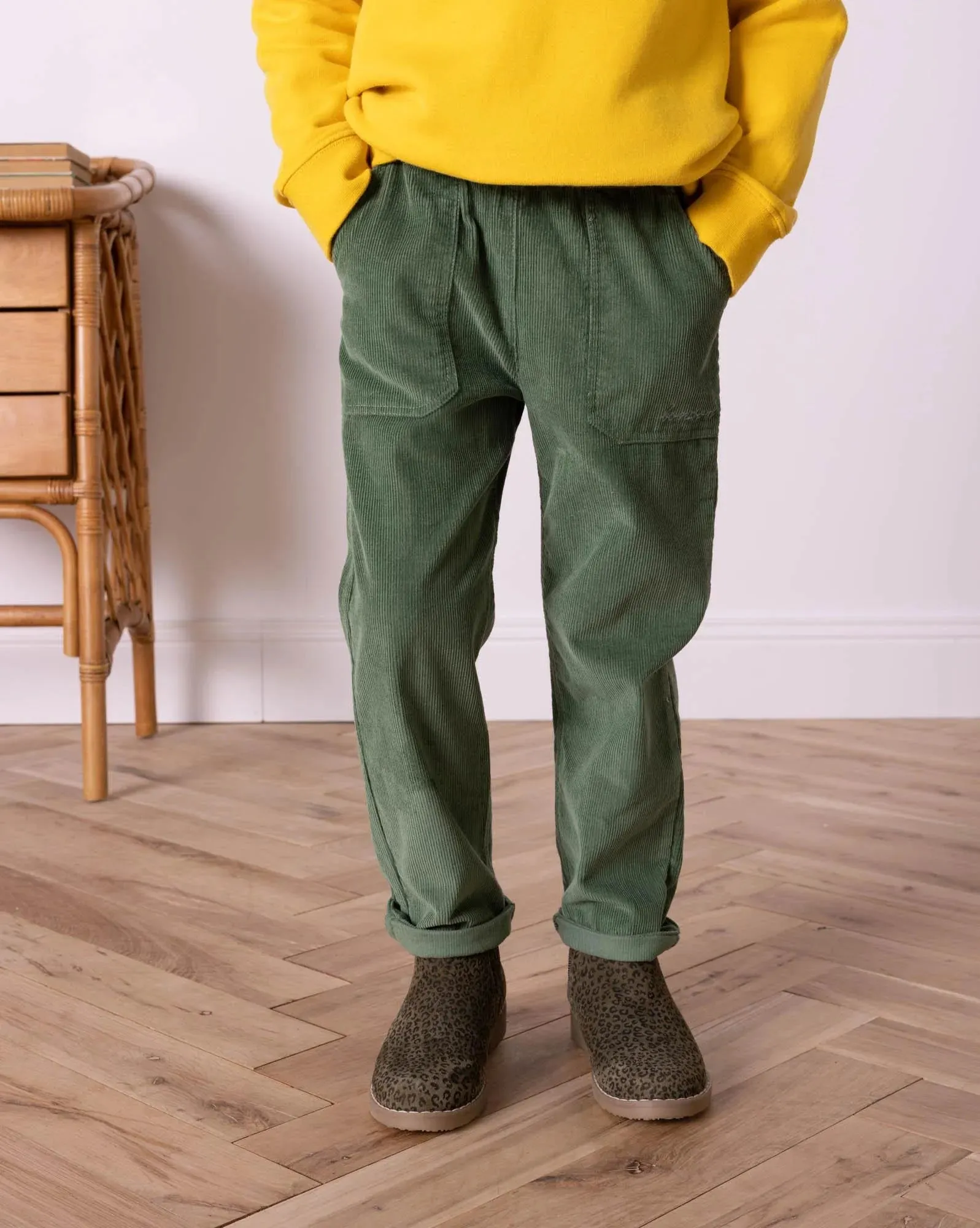 Batcha Corduroy Trouser in Greenpeace