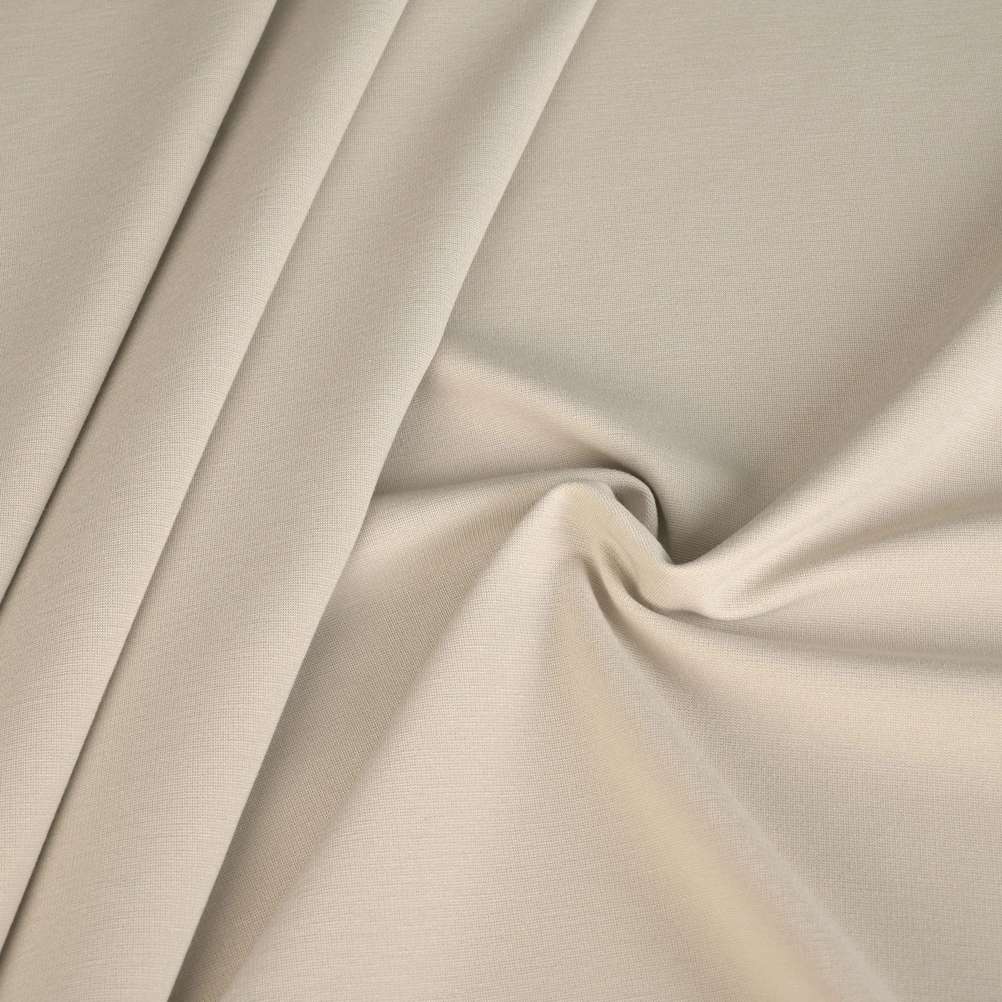 Beige Jersey Punto Fabric 95213