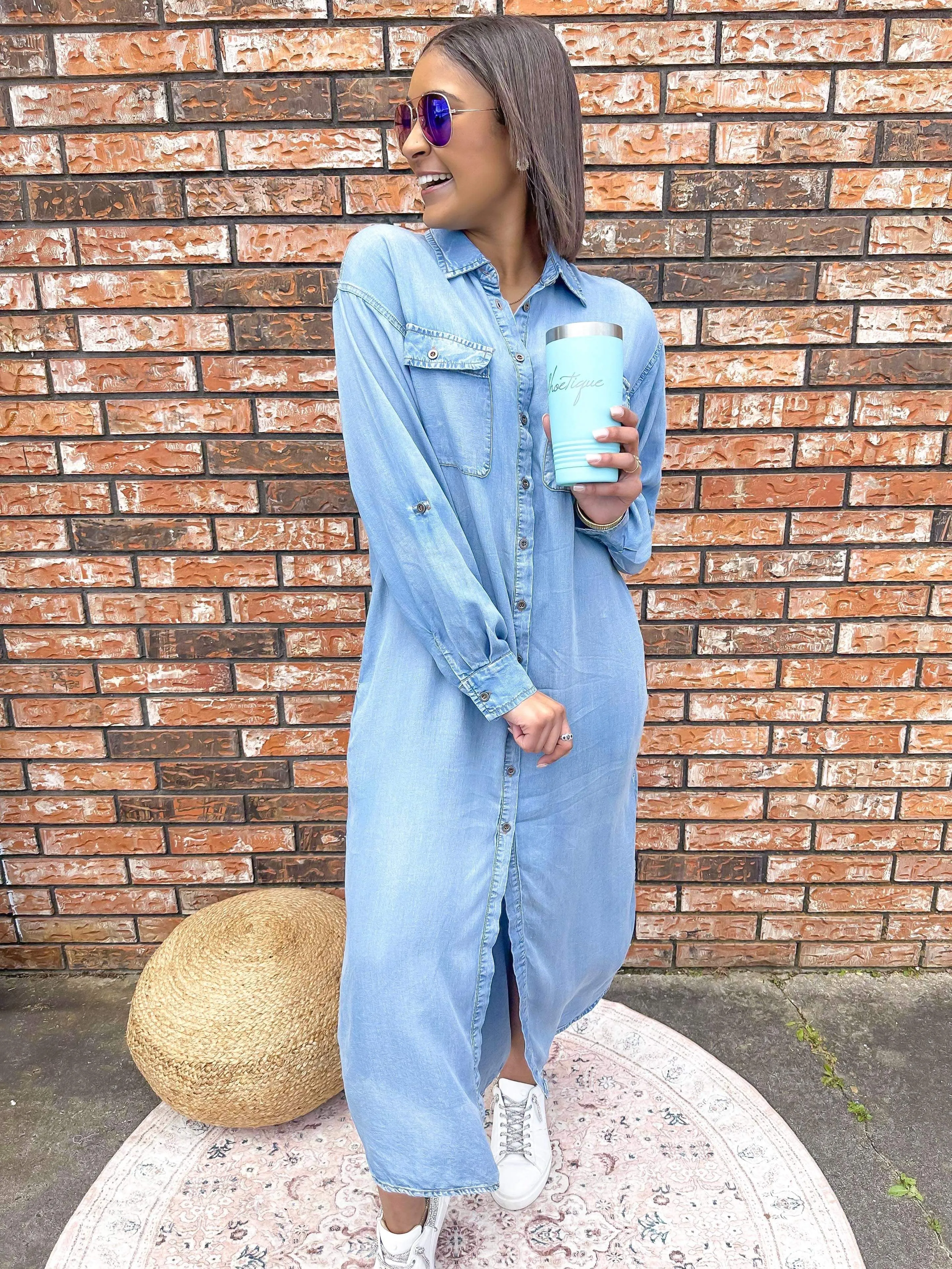 Beyond The Sea Denim Dress