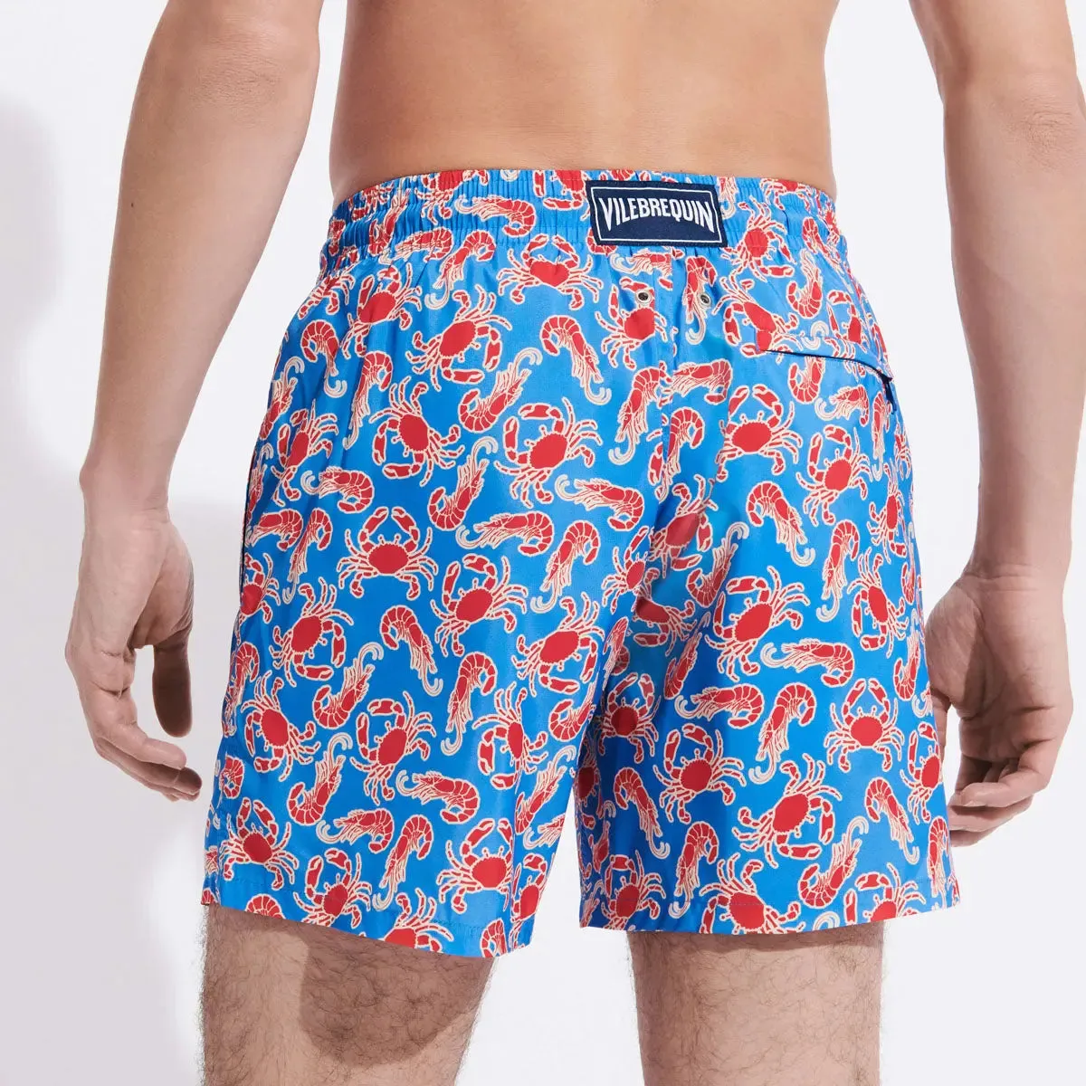 Blue ‘Crabs & Shrimps’ Mahina Swim Shorts