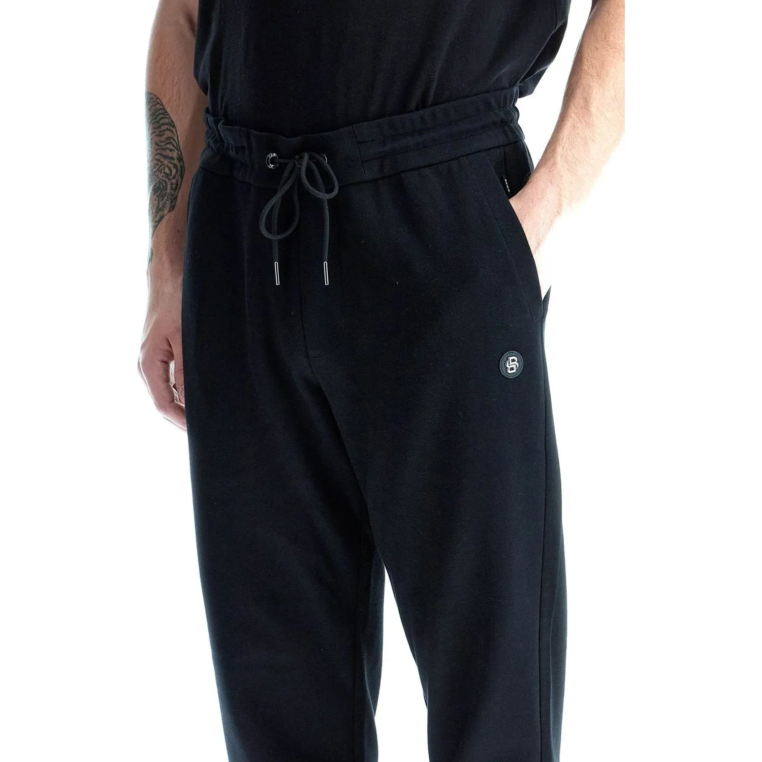 Boss jogger pants with double monogram