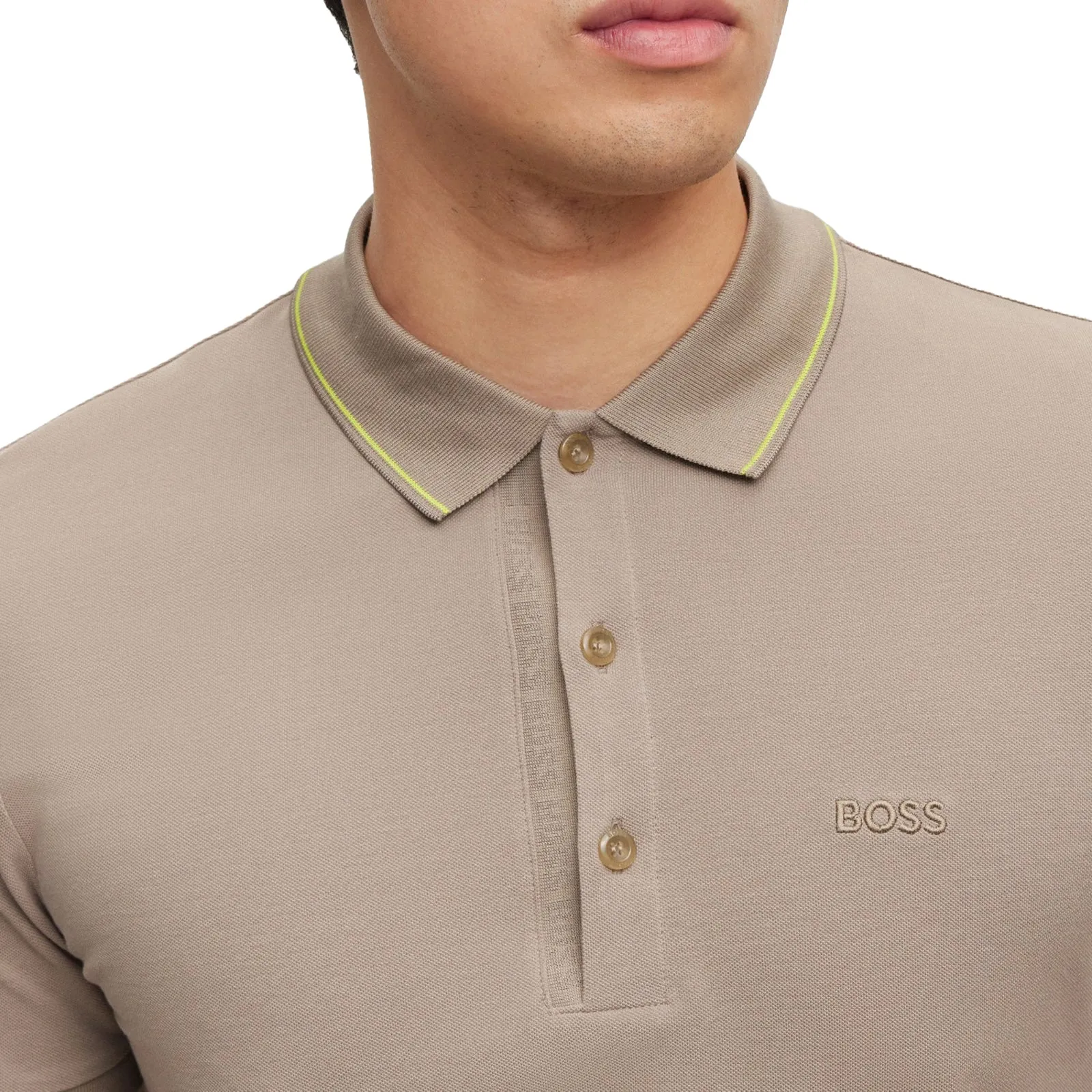 Boss Paule 4 Golf Polo Shirt - Light/ Pastel Green