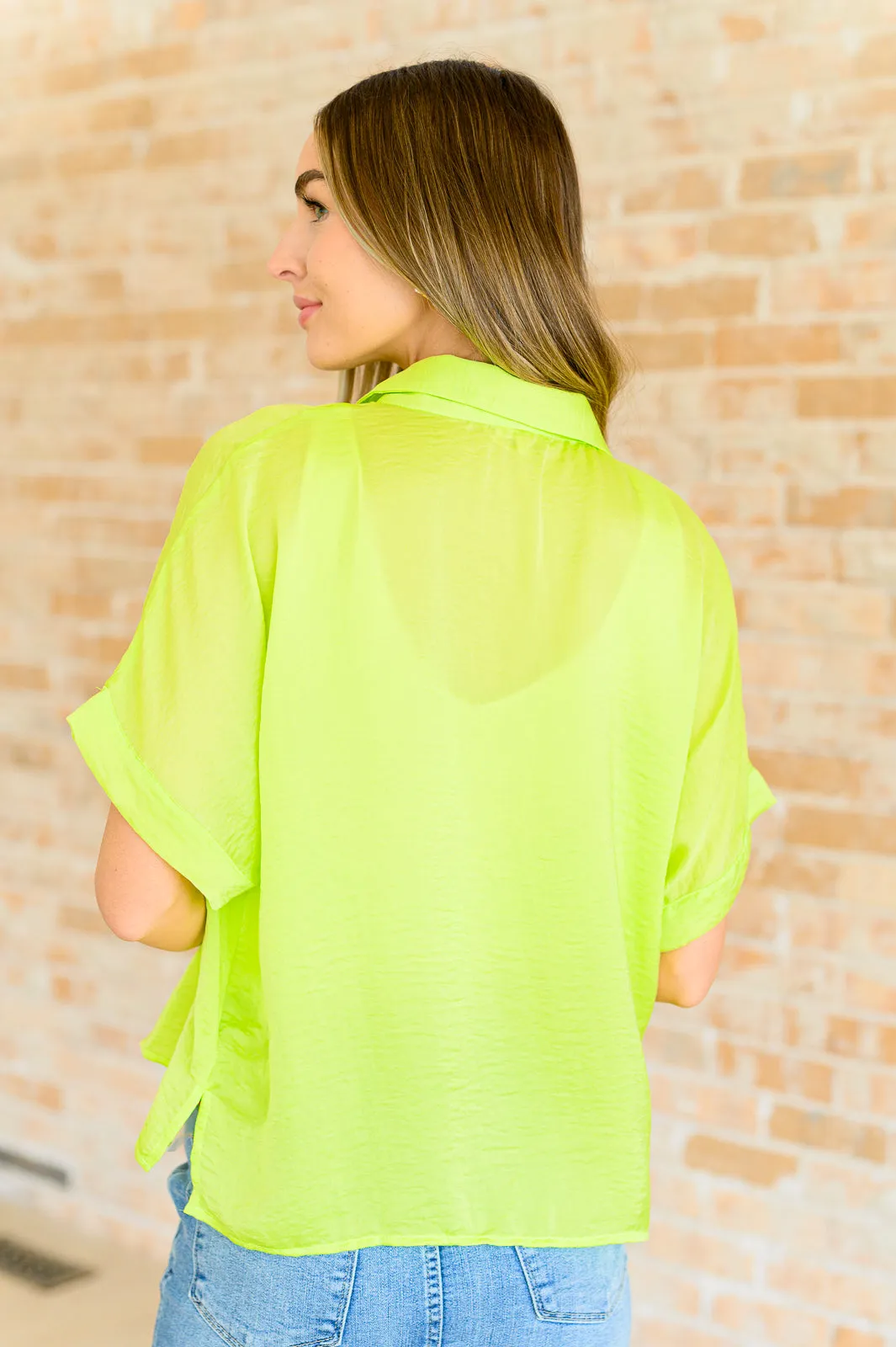 Bright Idea Button Down in Citrus