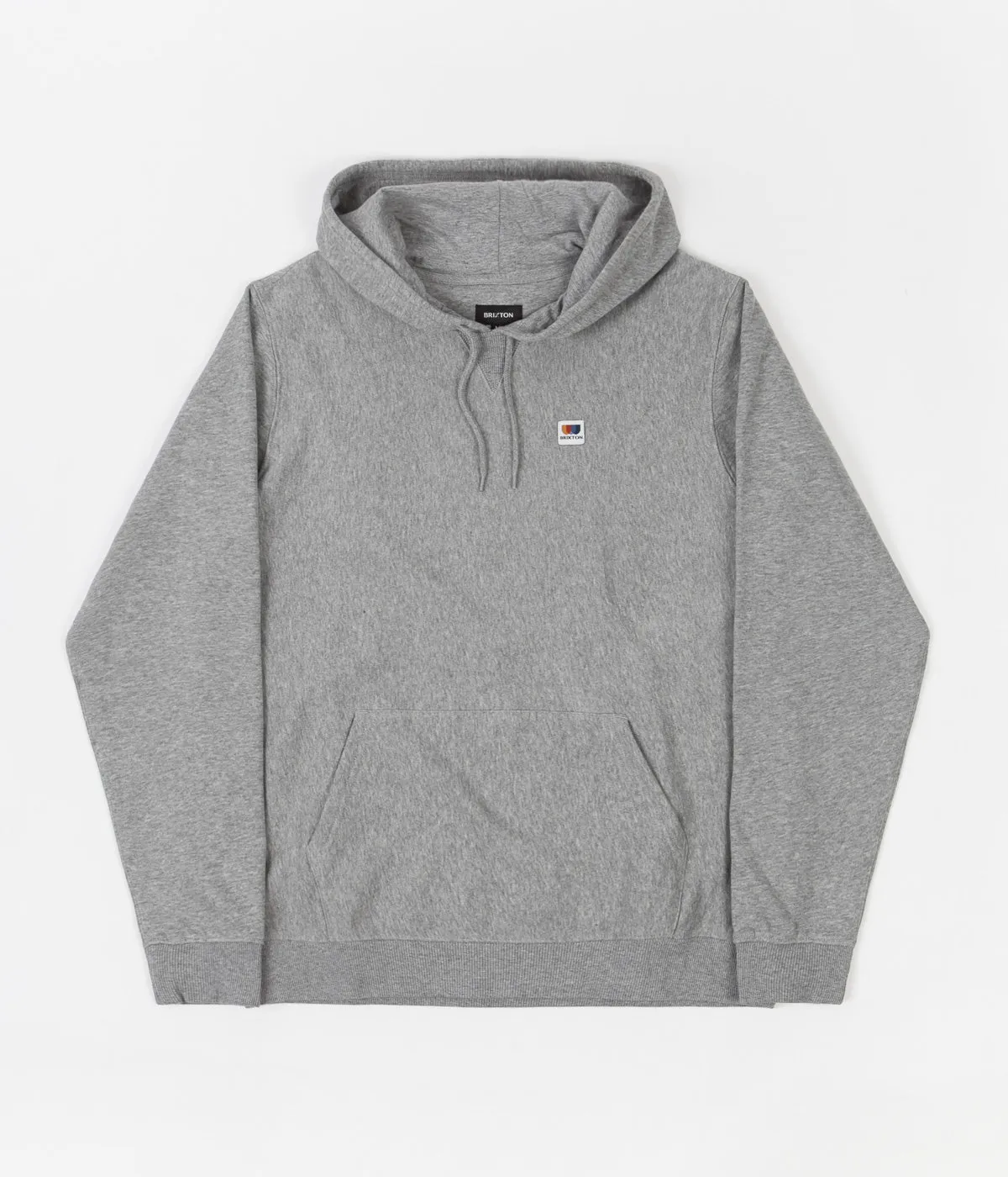 Brixton Stem Hoodie - Heather Grey