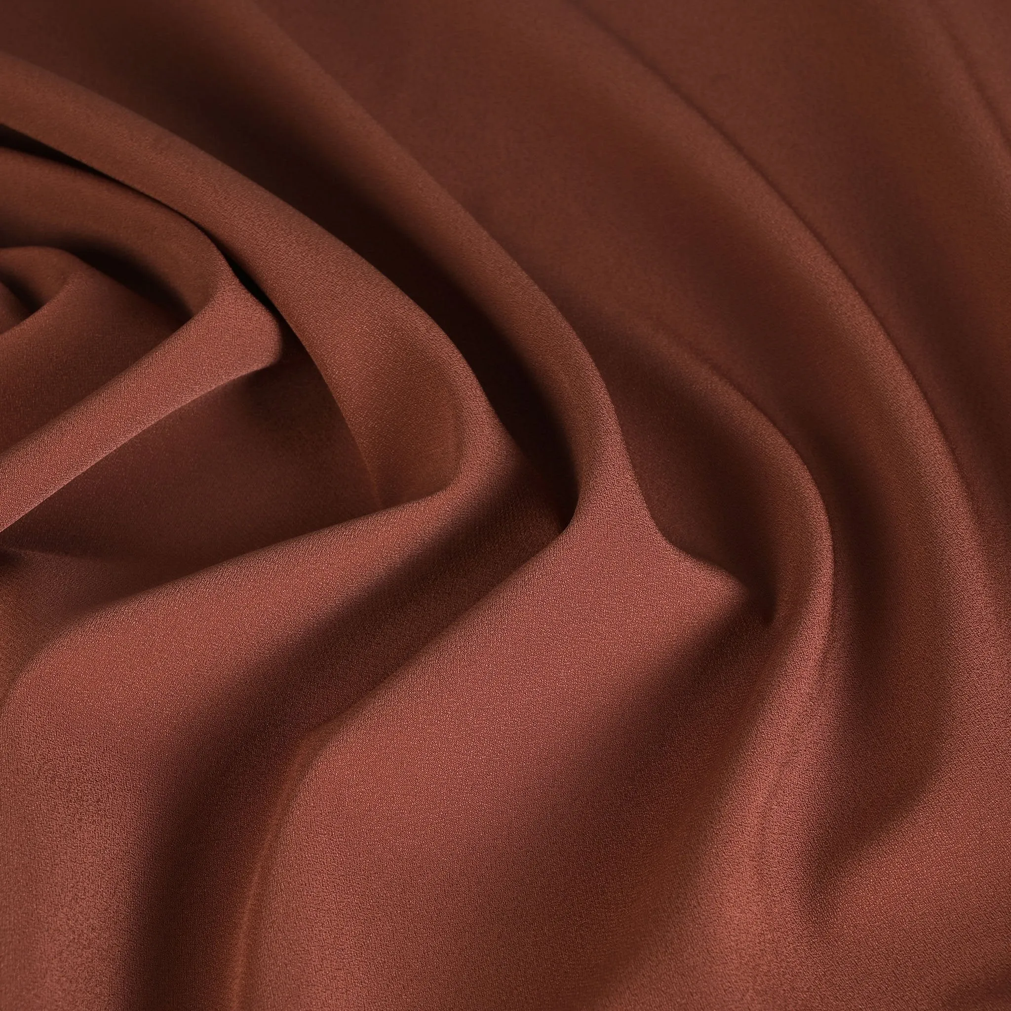 Brown Crepe Bonded Fabric 97093