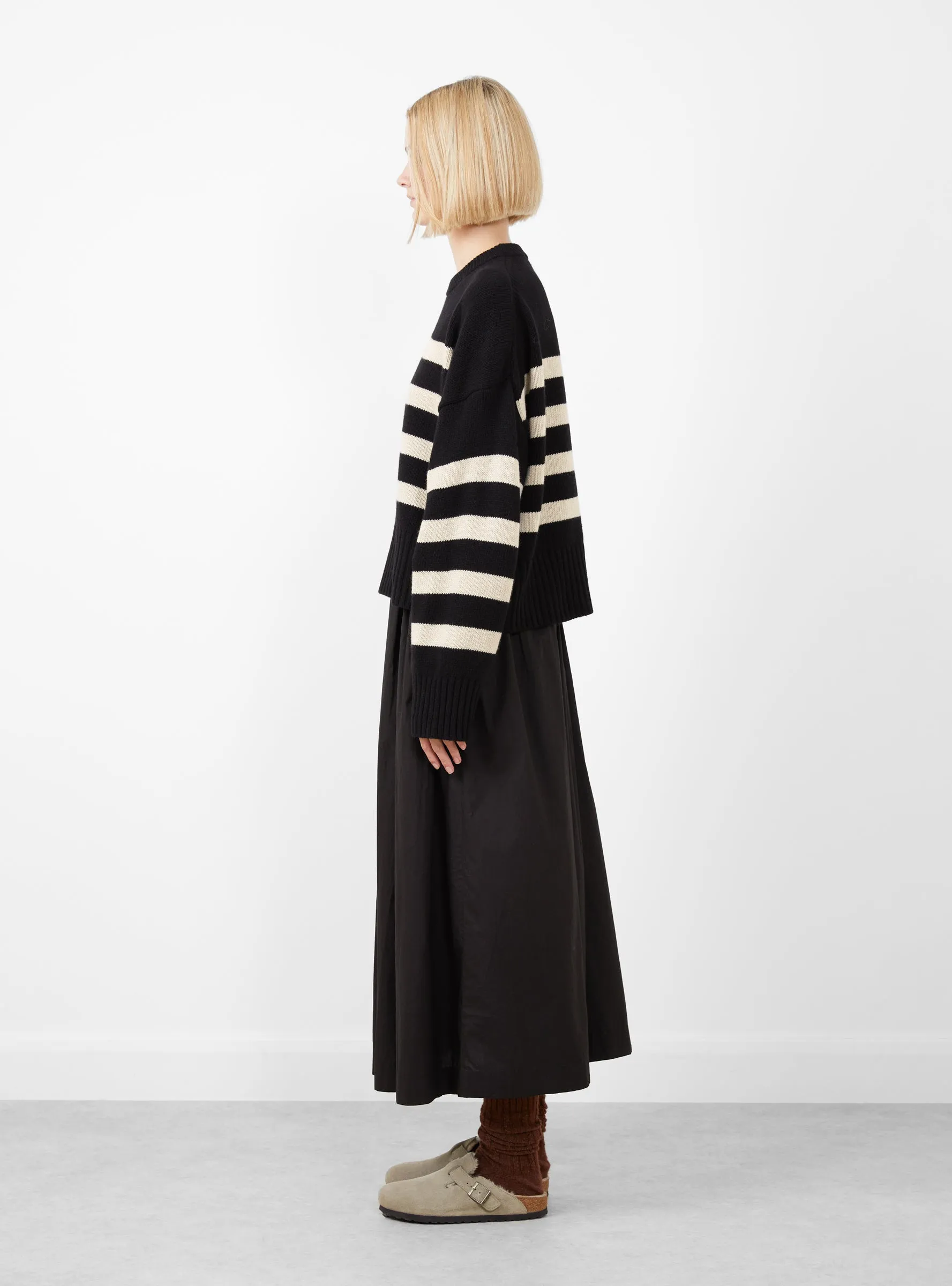 Campa Jumper Black Sand Stripe