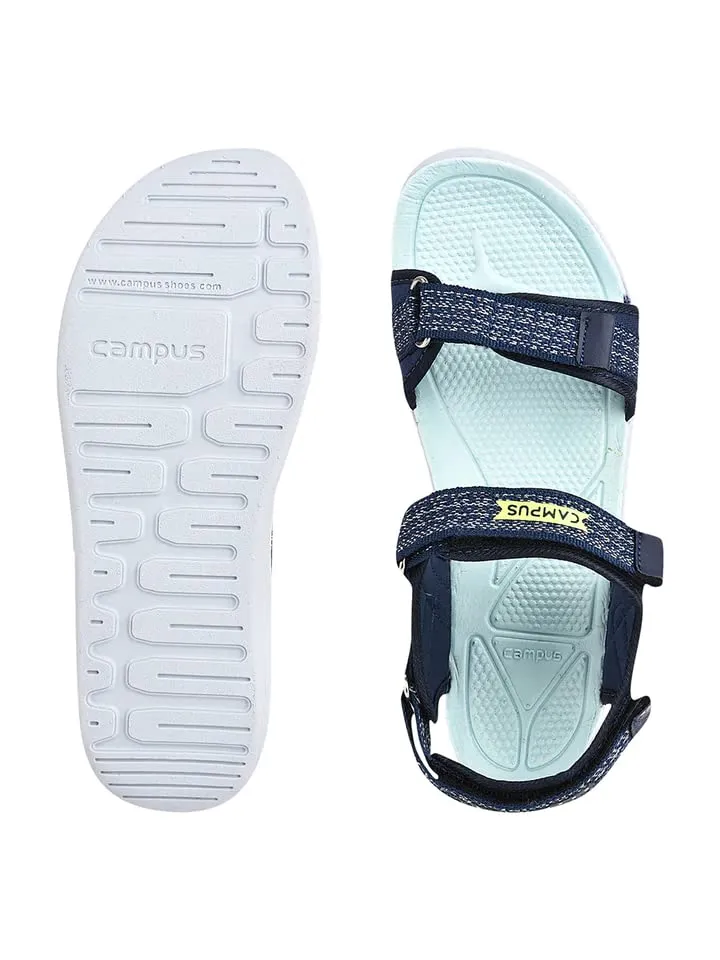 Campus Women's GC-2220L NAVY/P.GRN Sandal 5-UK/India