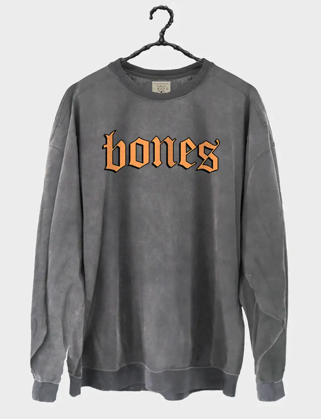 COLLEGE DROPOUT CREWNECK - WASHED BLACK