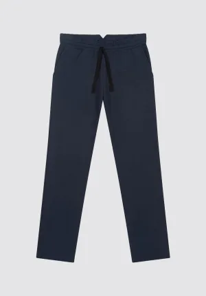 Cotton Jersey Trousers | Blue