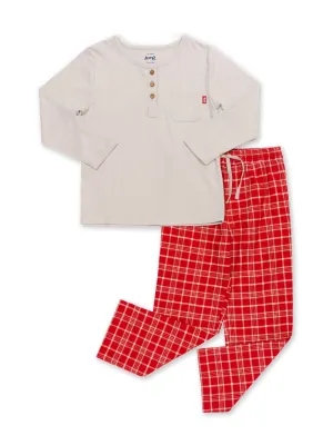 Cranborne pyjamas red