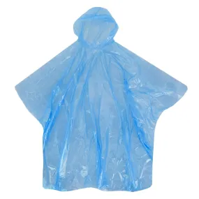 CTM® Adult One Size Fits Most Solid Color Rain Poncho