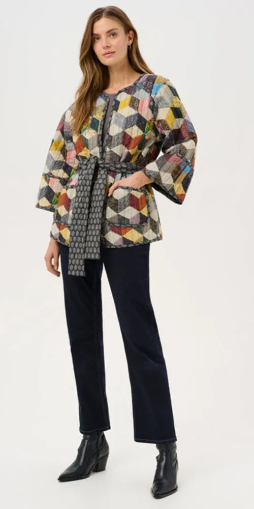 Culture Quilted Kimono Jacket