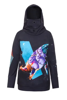 Denial men's snowboard hoodie - water repellent GAGABOO