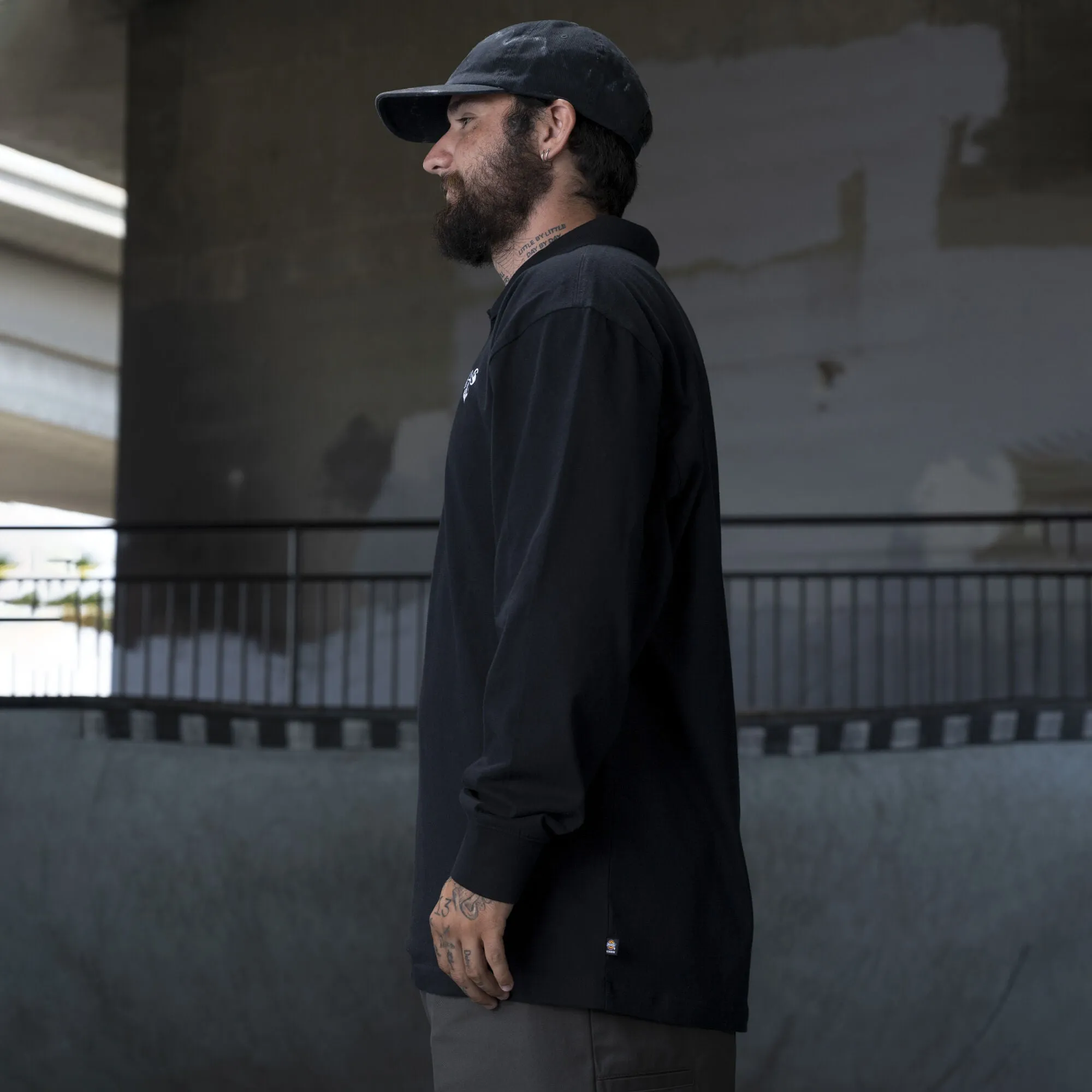 Dickies Ronnie Sandoval Long Sleeve Polo - Black