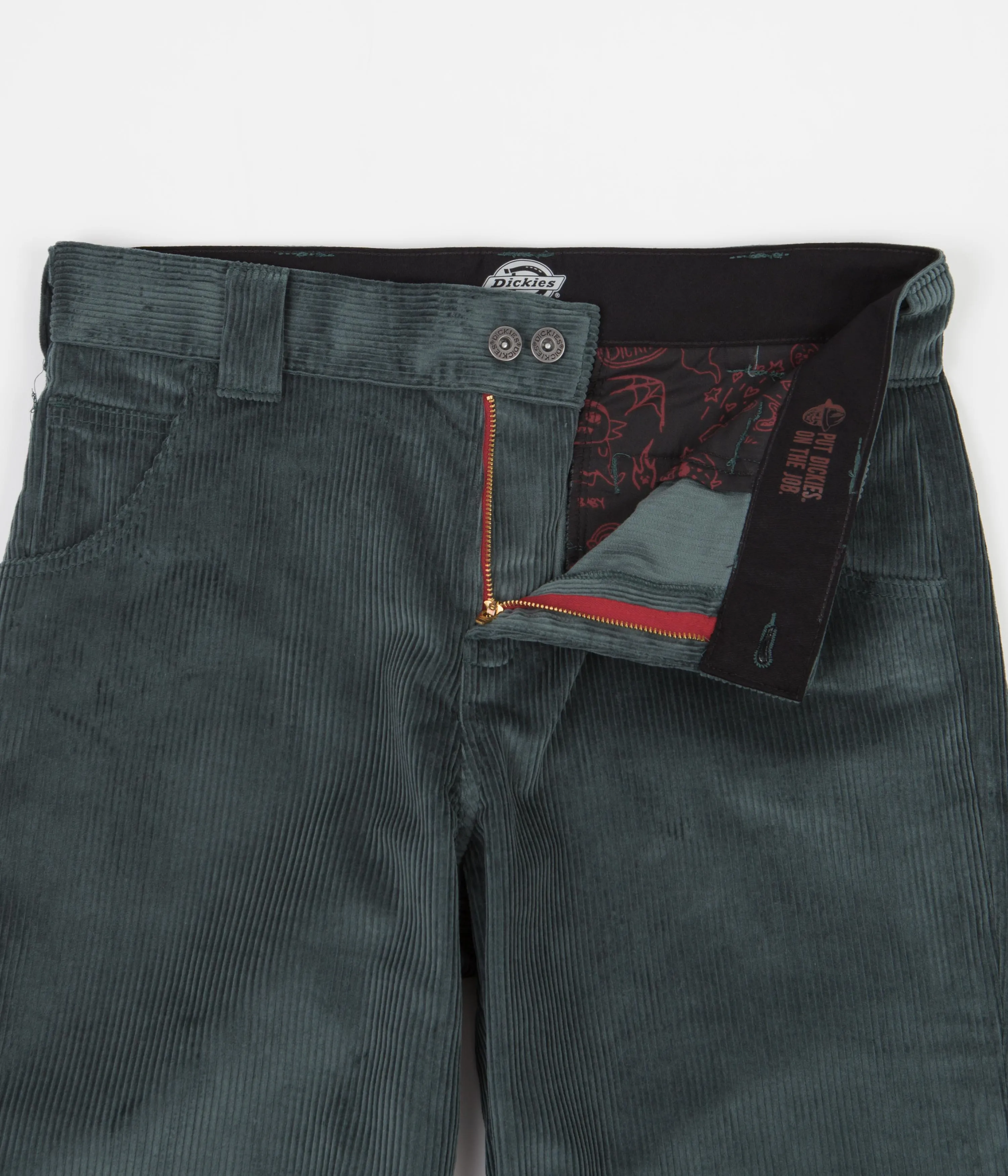 Dickies x Franky Villani Corduroy Double Knee Pants - Lincoln Green