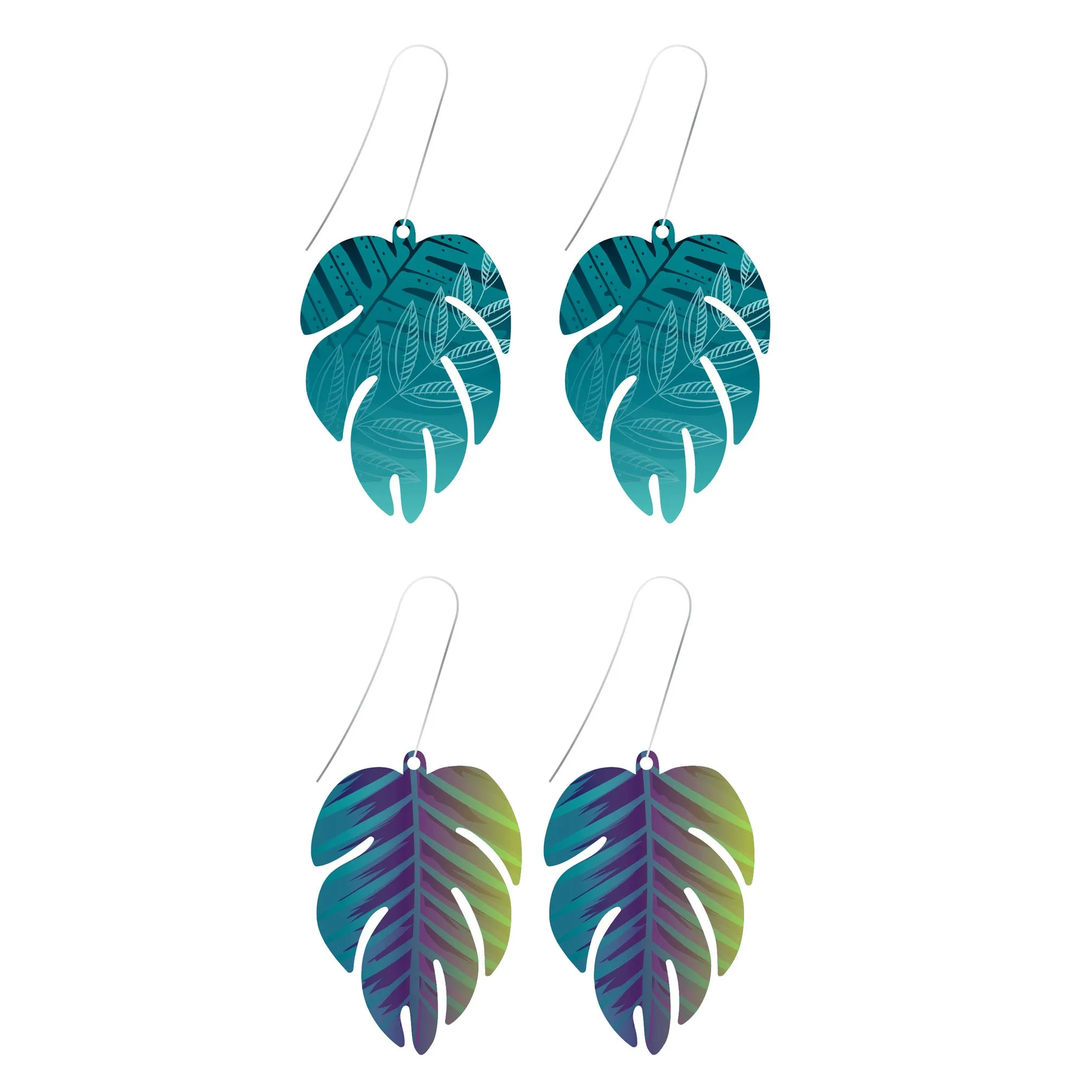 Earring Set - Ferns