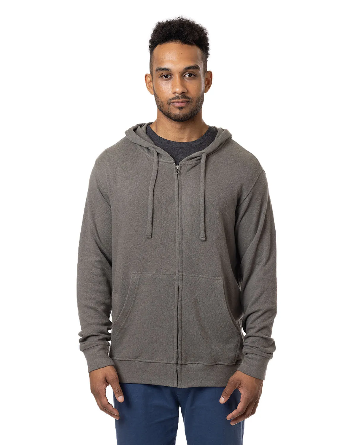 econscious Unisex Hemp Hero Full-Zip Hooded Sweatshirt