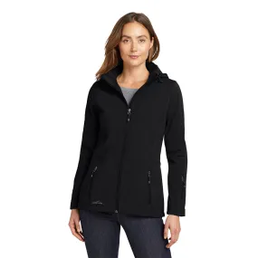 Eddie Bauer® Women's Hooded Soft Shell Parka - Black