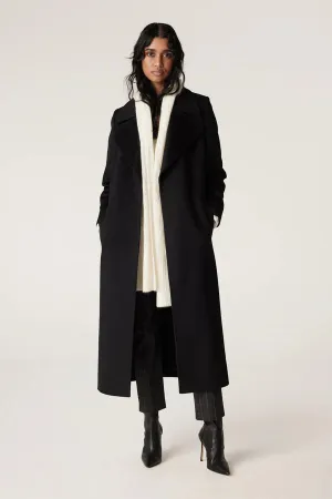 EVANS WOOL COAT | Black