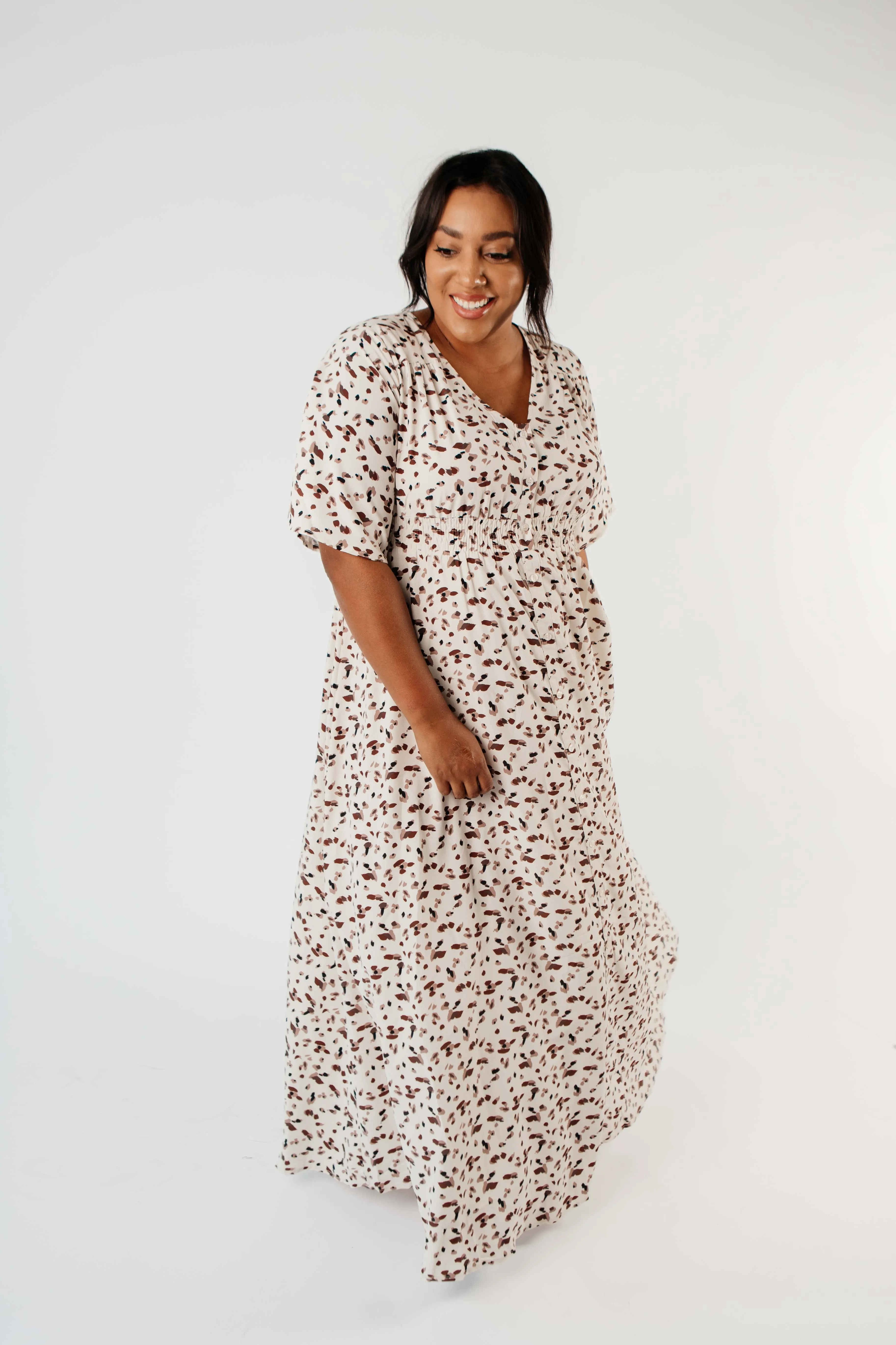 Falling For Spots Maxi Dress