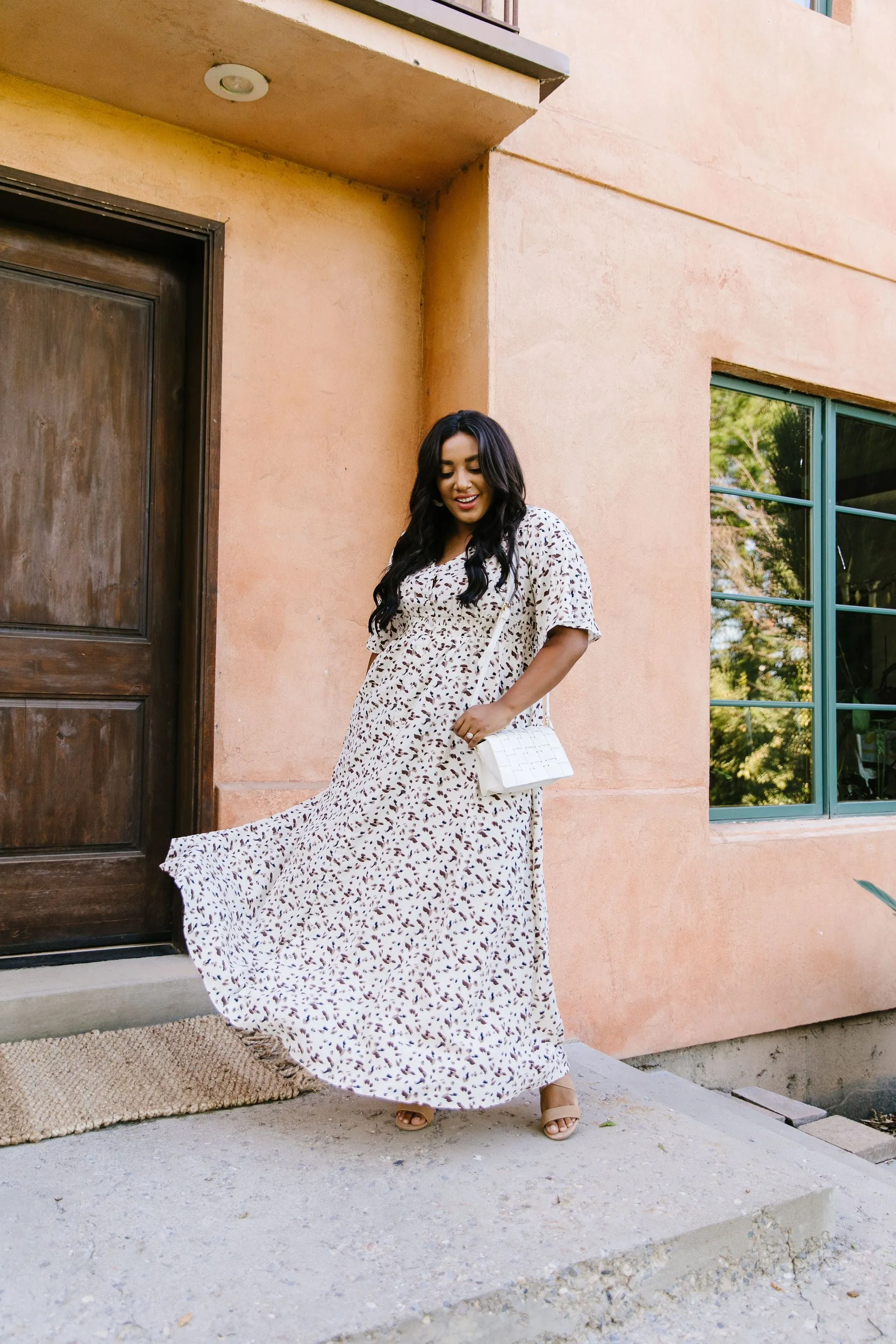 Falling For Spots Maxi Dress