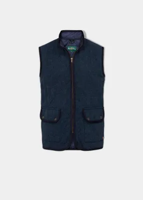 Fawston Men's Quilted Gilet In Navy