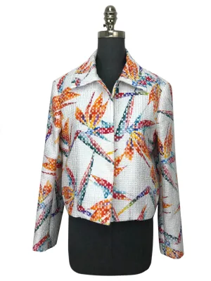 Fendi Birds of Paradise Printed Jacket Size L