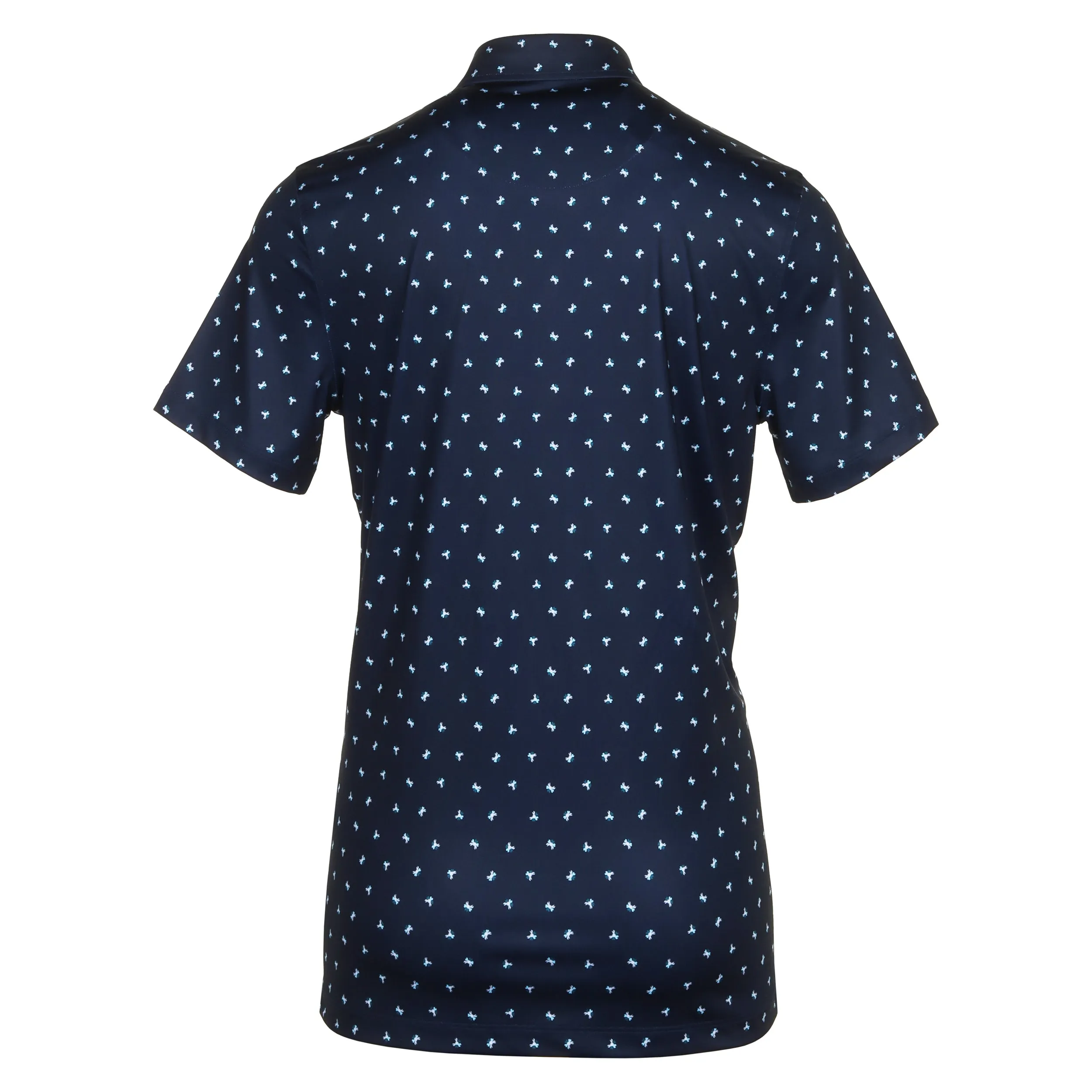 G/FORE Geometric Floral Tech Jersey Polo