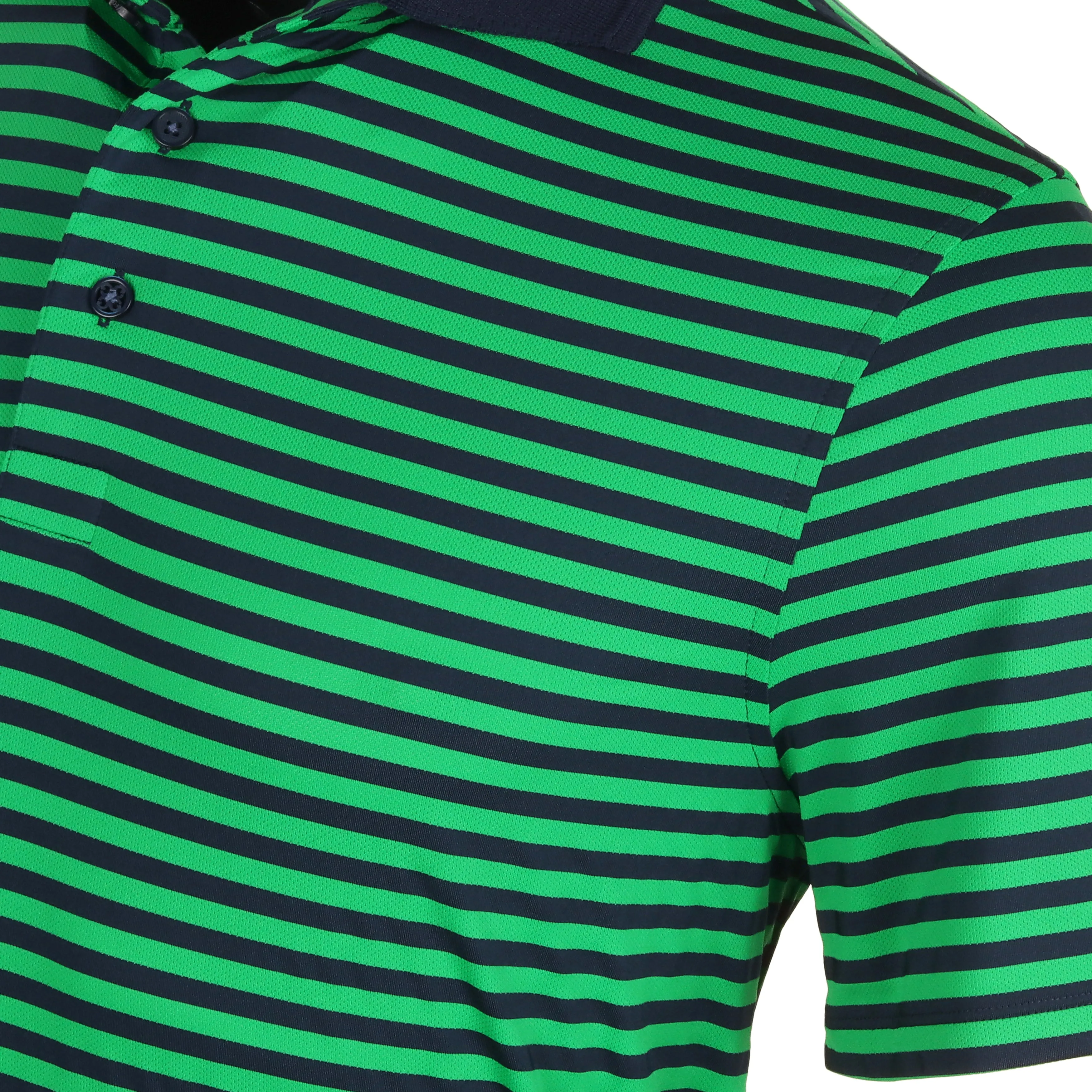 G/FORE Perforated Stripe Tech Jersey Polo