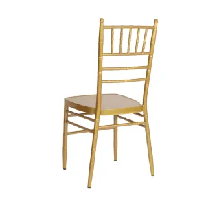 Gold Aluminum Chiavari Chair 4pc/set