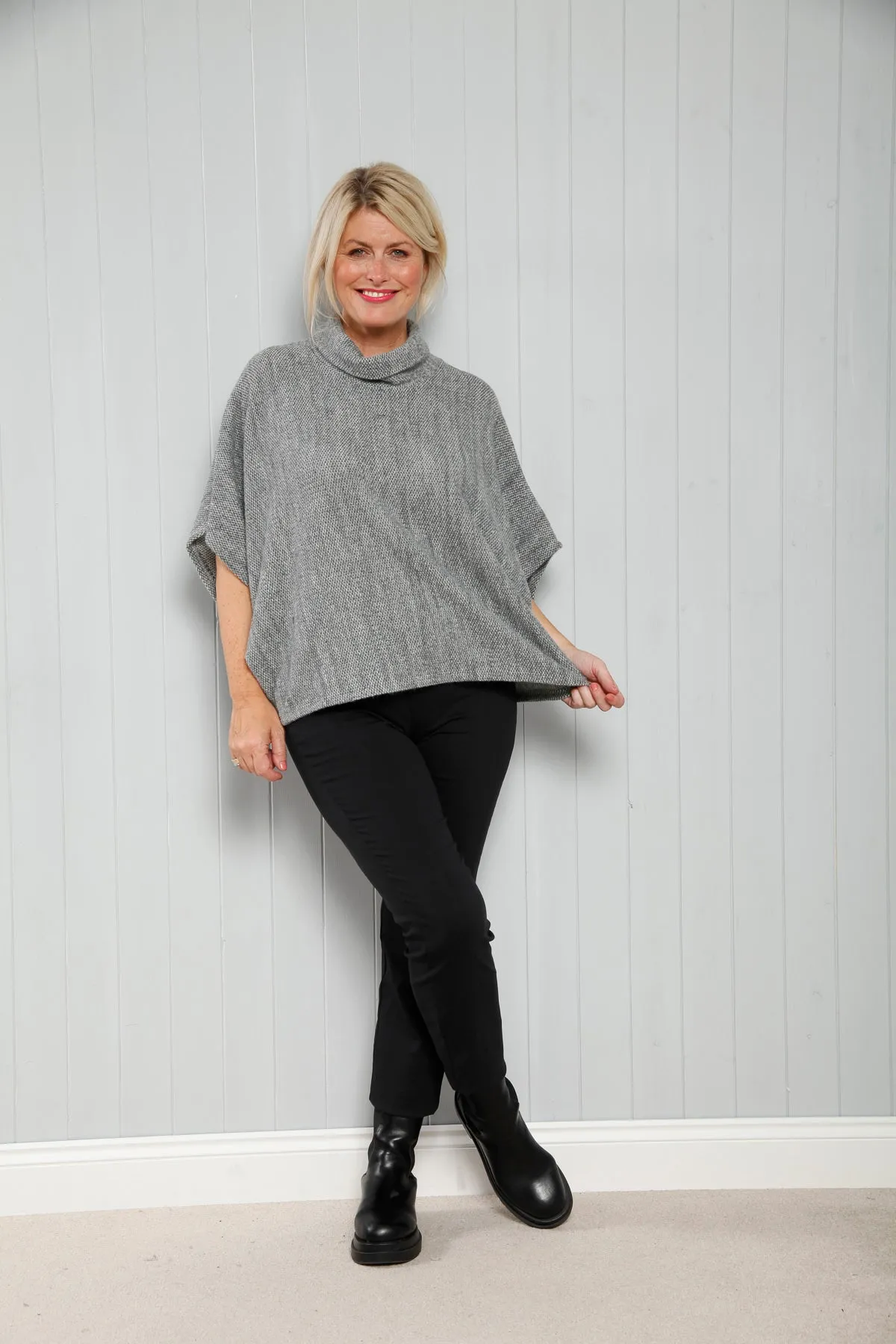 Goose Island 1165 Cowl Neck Poncho (20 Colours)