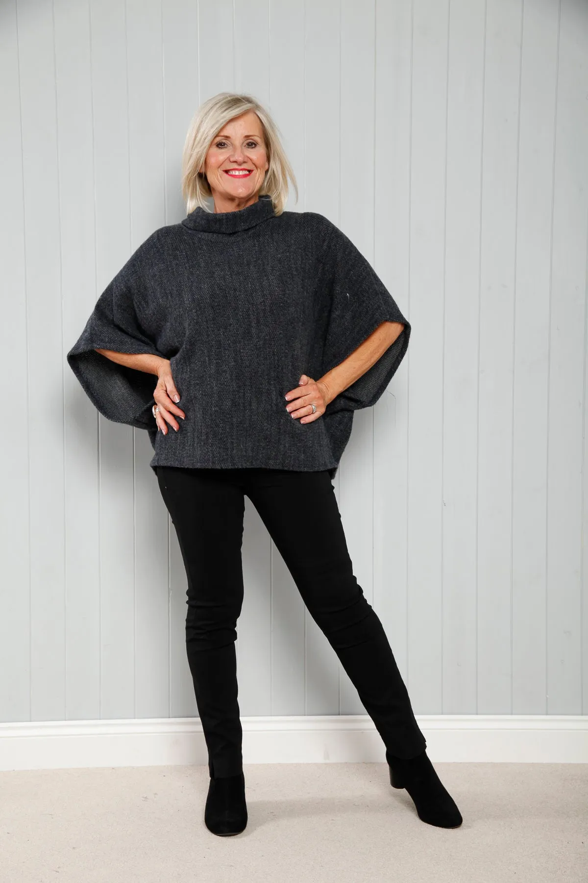 Goose Island 1165 Cowl Neck Poncho (20 Colours)