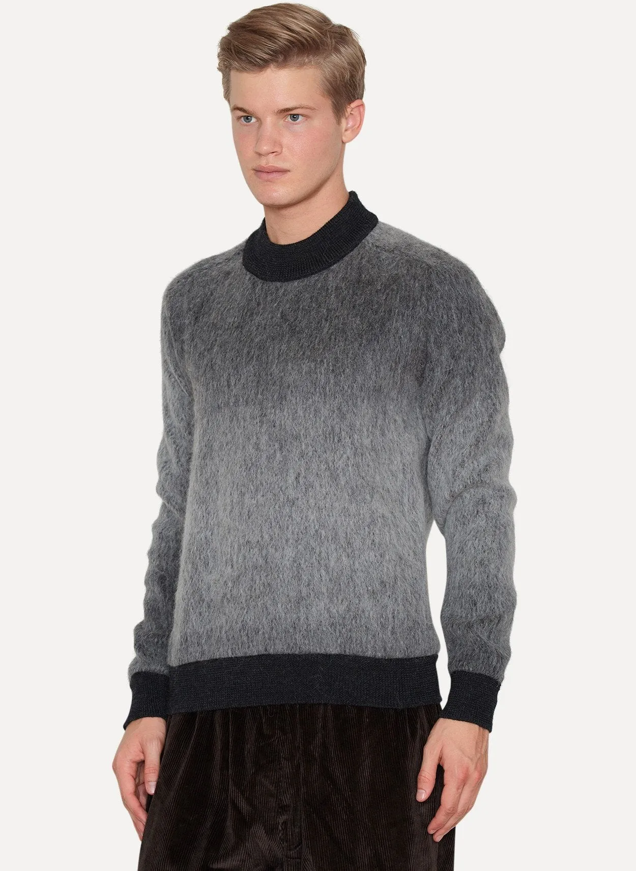 Grey Melange Jumper Knights