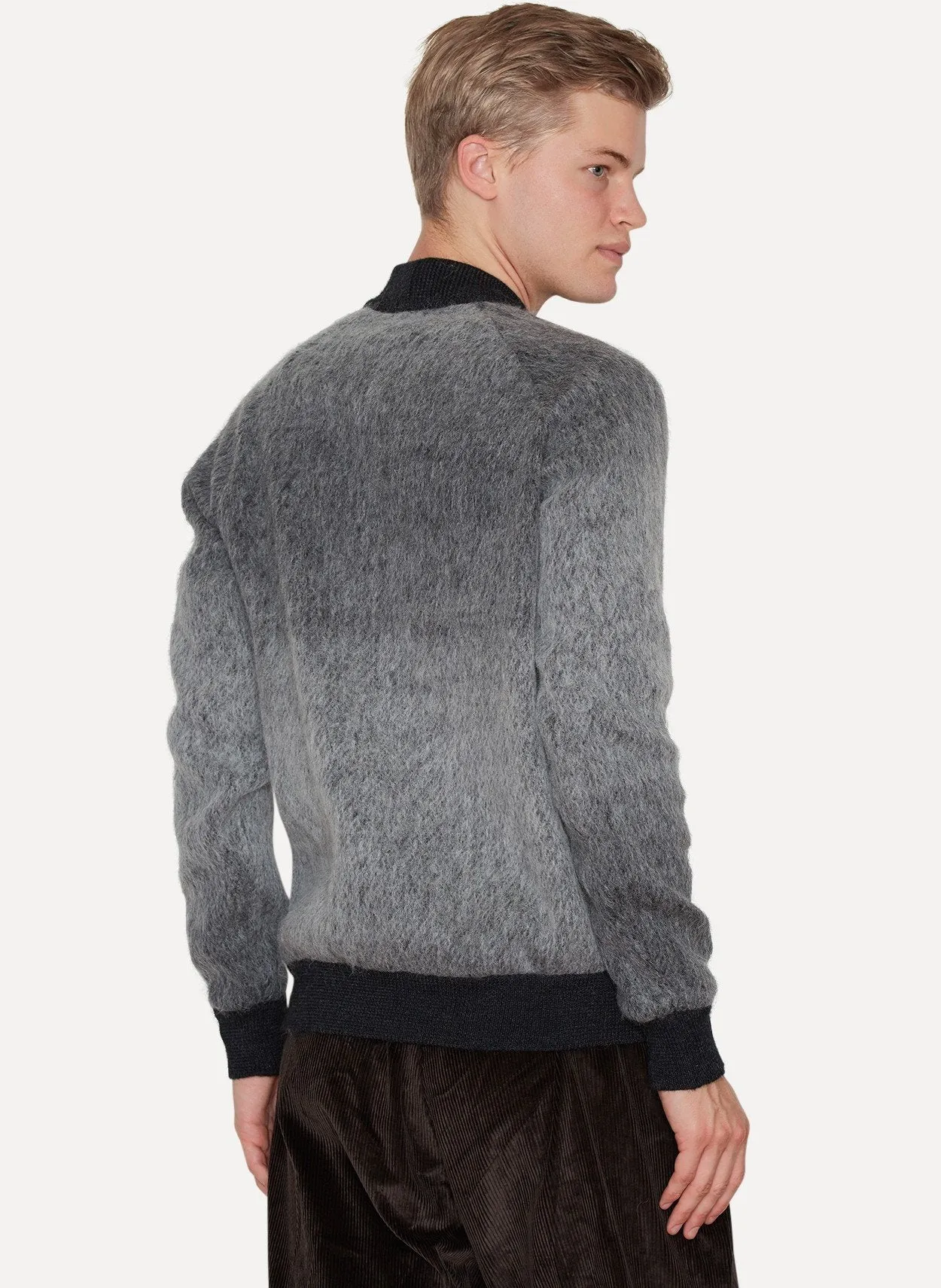 Grey Melange Jumper Knights